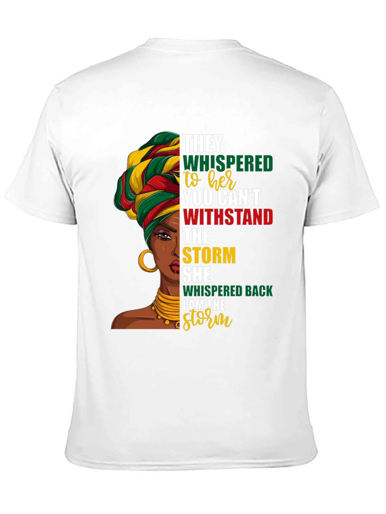 Black I am the Storm Graphic T-Shirt view 11