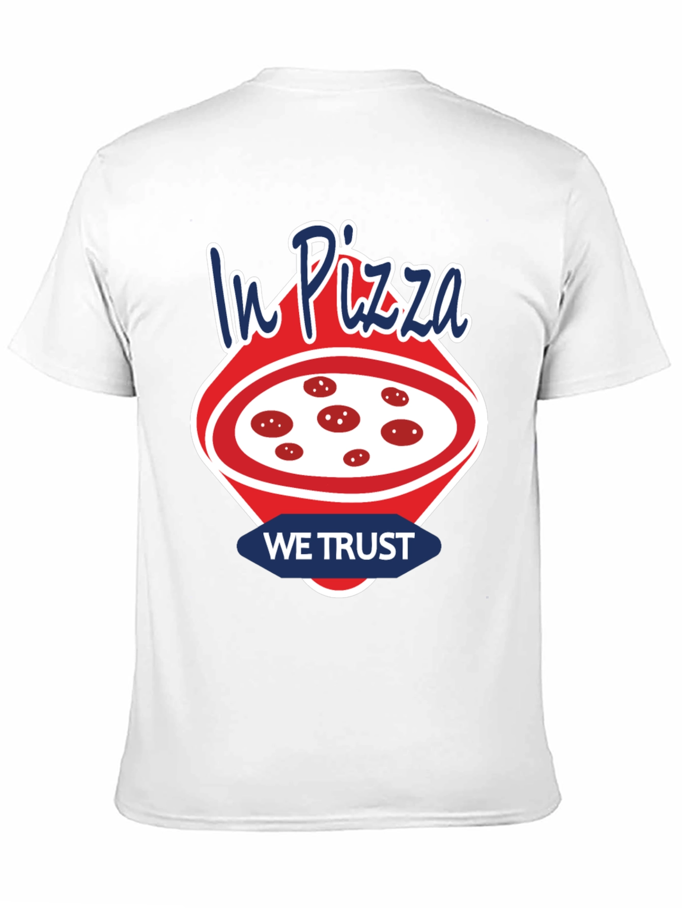 Black In Pizza We Trust T-Shirt - Funny Foodie Tee view 11