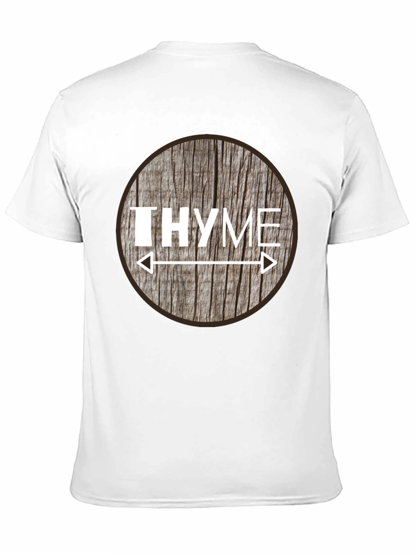 Black Funny Thyme Herb Pun T-Shirt view 11