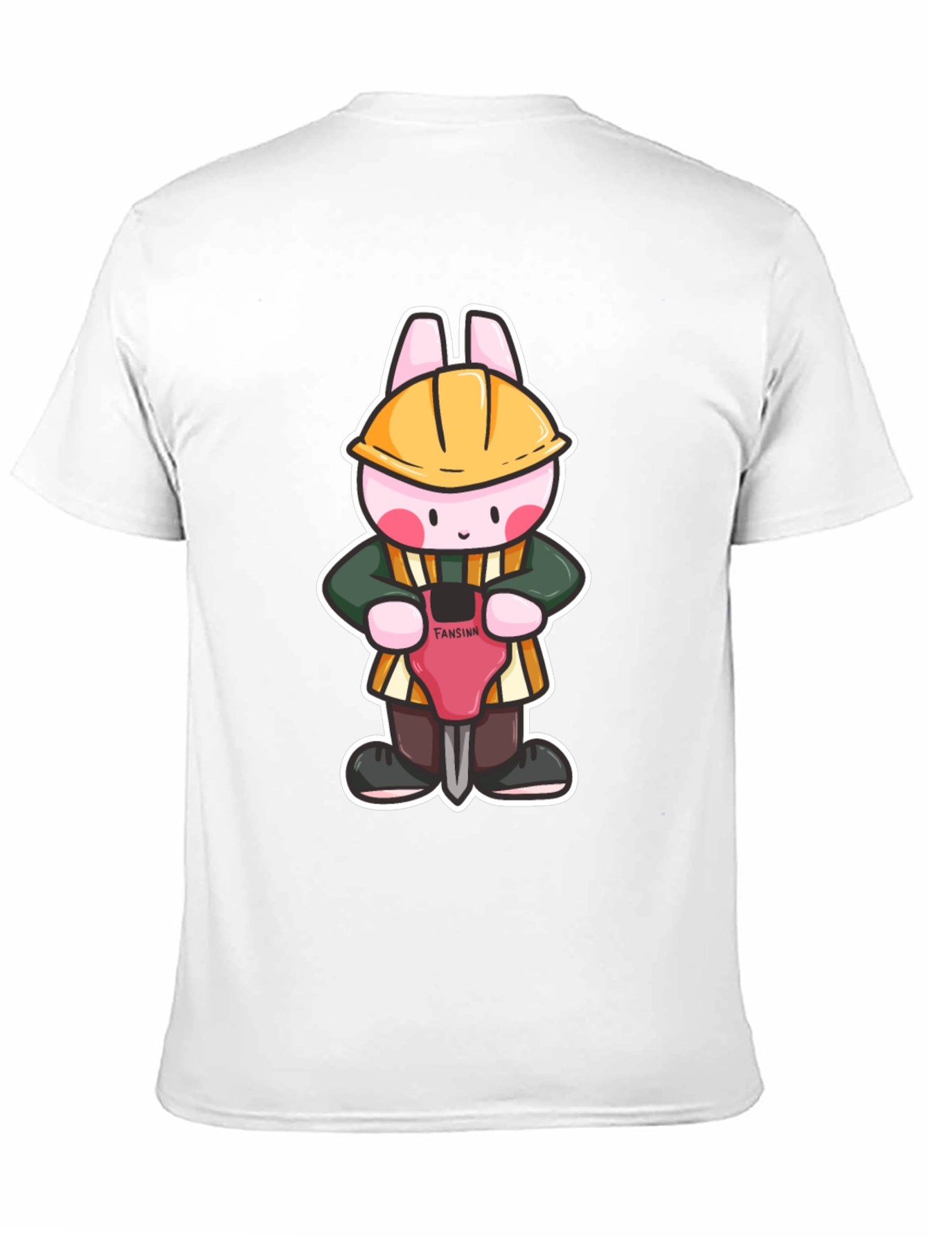Black Bunny Builder Graphic Tee - Black view 11