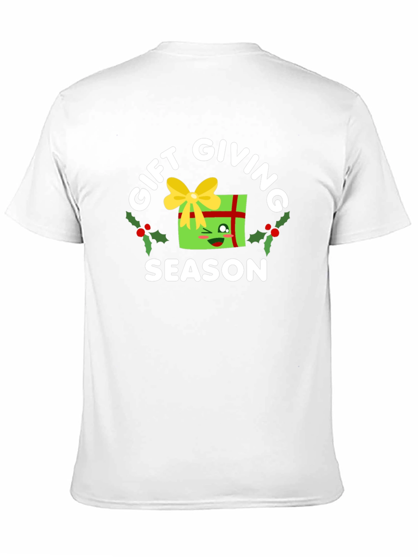 Black Gift Giving Season Holiday Graphic Tee view 11