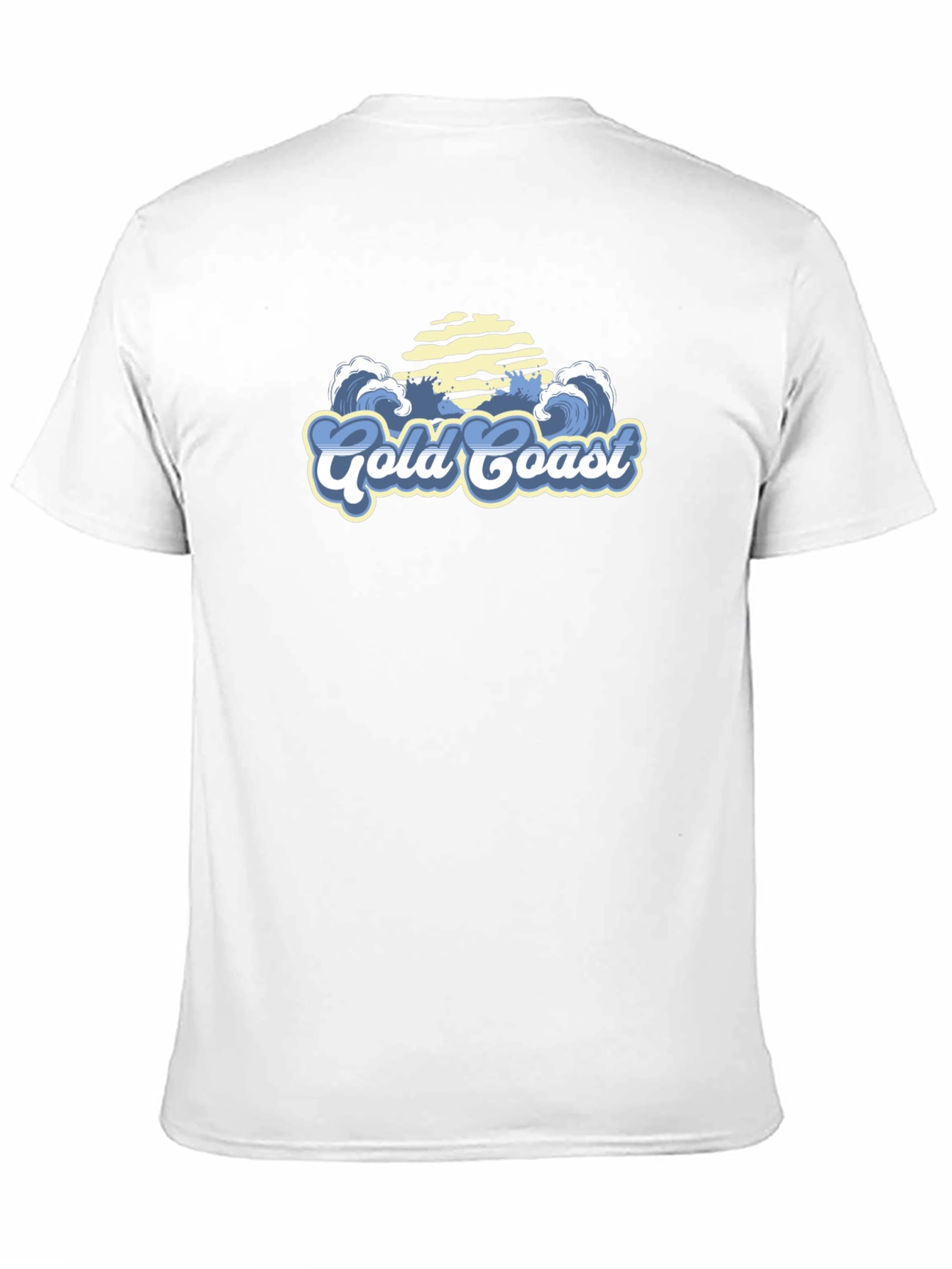 Black Gold Coast Graphic T-Shirt - Summer Vibe view 11