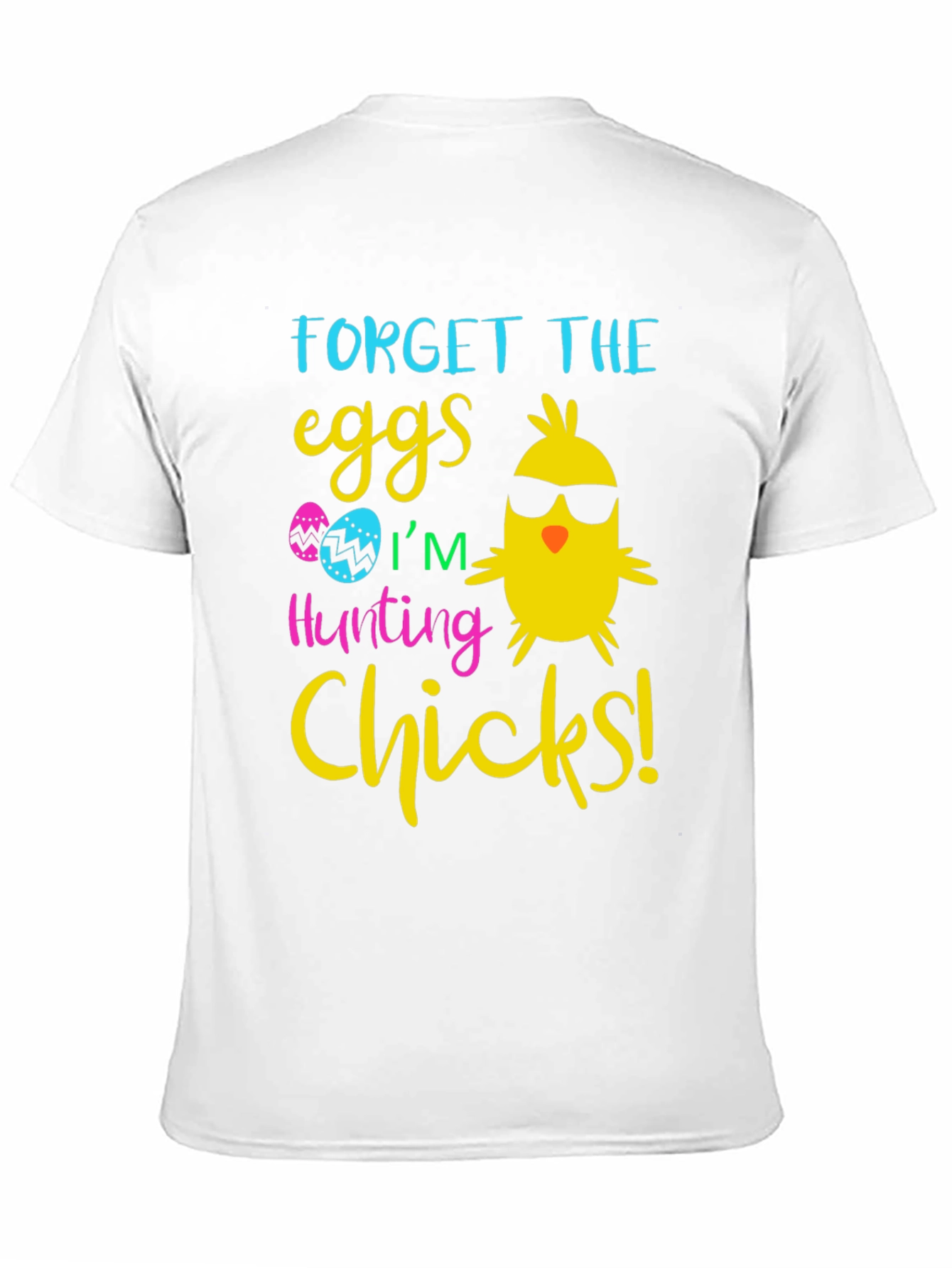 Black Funny Easter Chick T-Shirt view 11