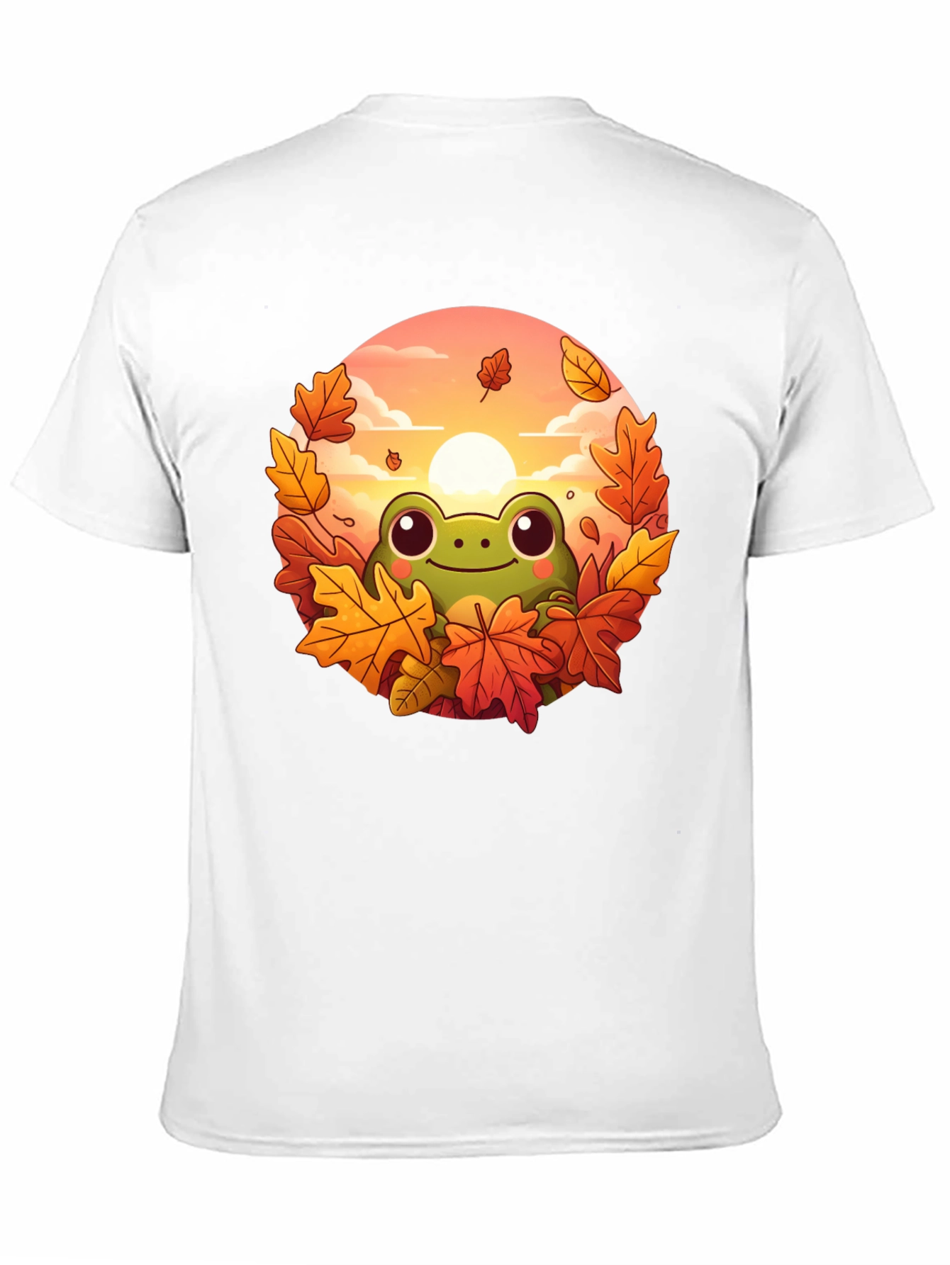 Black Fall Frog Graphic Tee - Autumn Vibes view 11