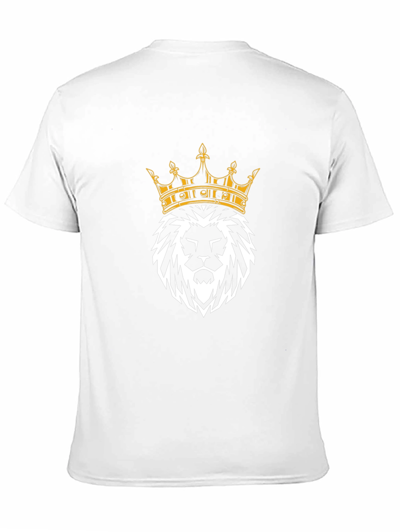 Black Lion King Crown Graphic T-Shirt - Stylish Menswear view 11