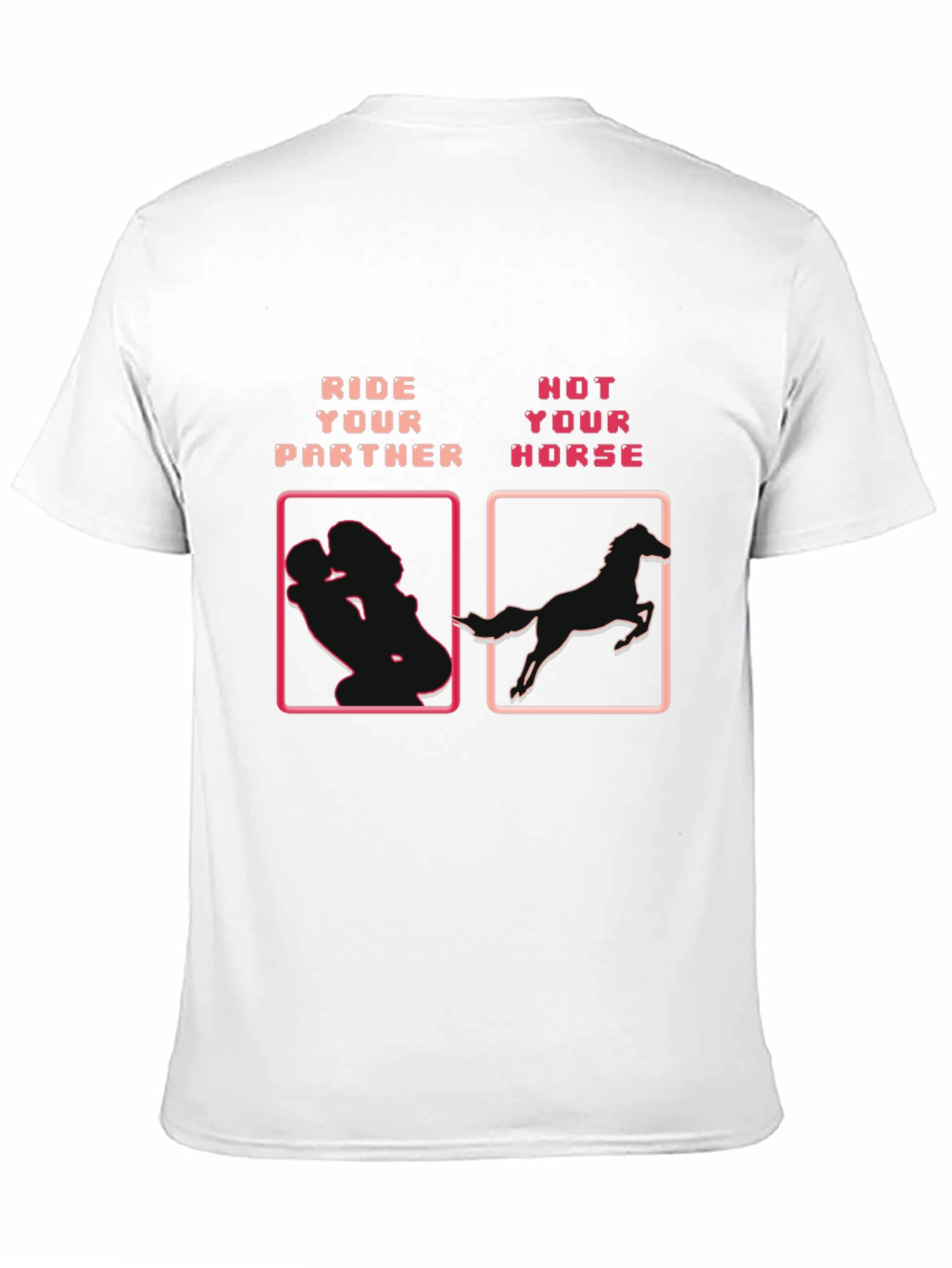 Black Ride Your Partner T-Shirt - Adult Humor Graphic Tee view 11