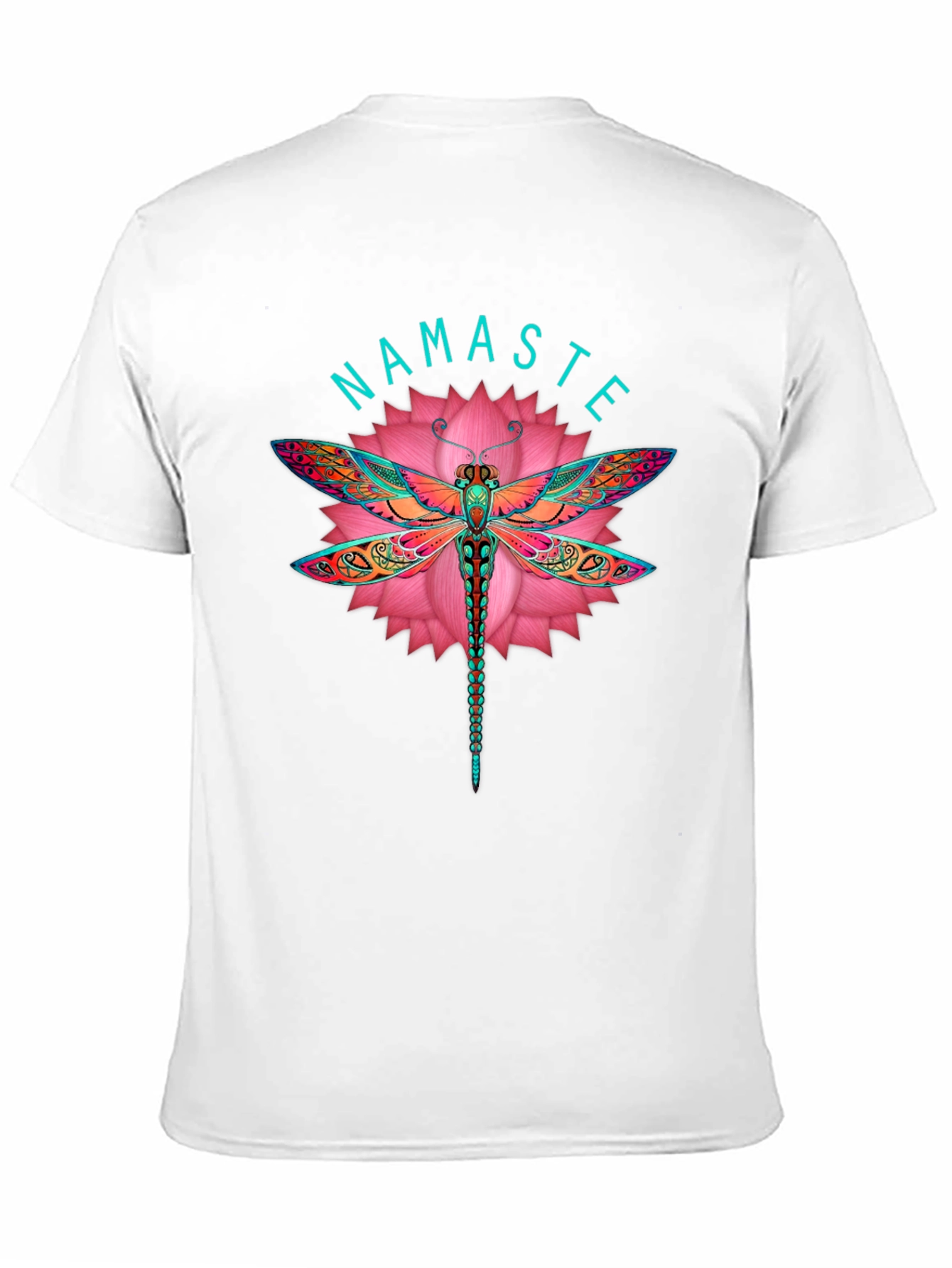 Black Namaste Dragonfly Graphic Tee view 11