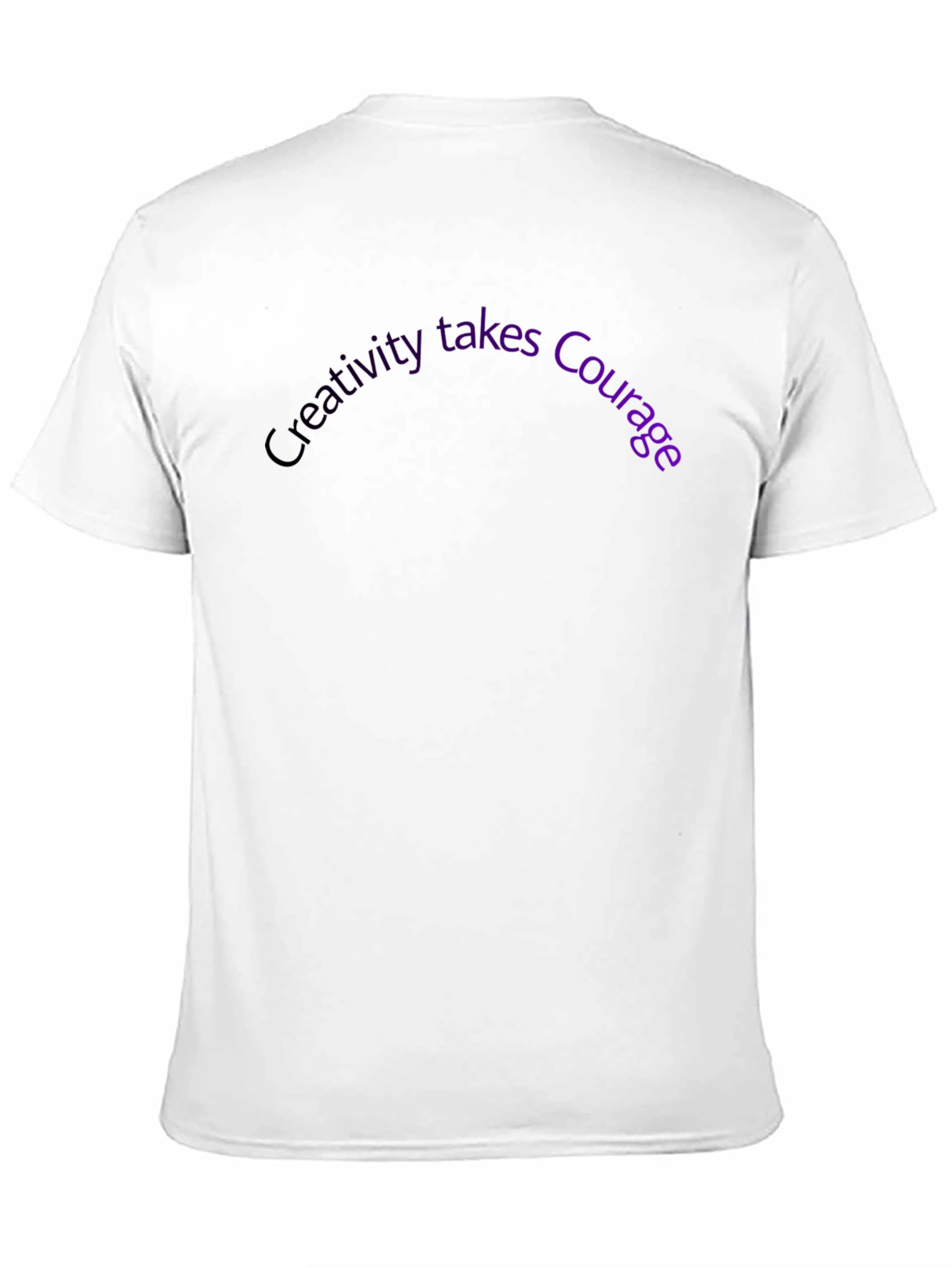 Black Creativity Takes Courage Graphic Tee - Black view 11
