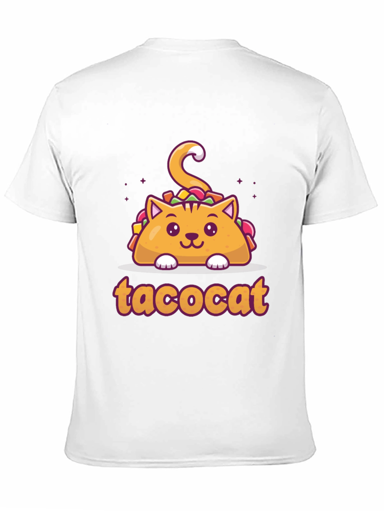 Black Taco Cat Graphic Tee - Novelty Shirt view 11