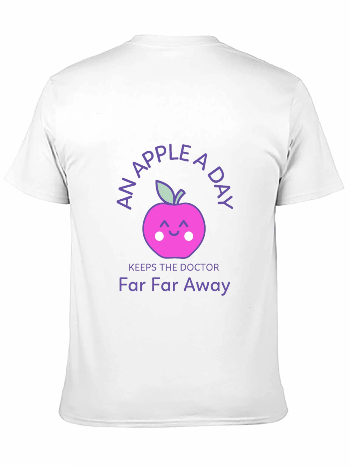 Black An Apple a Day Graphic Tee - Keeps the Doctor Away! view 11