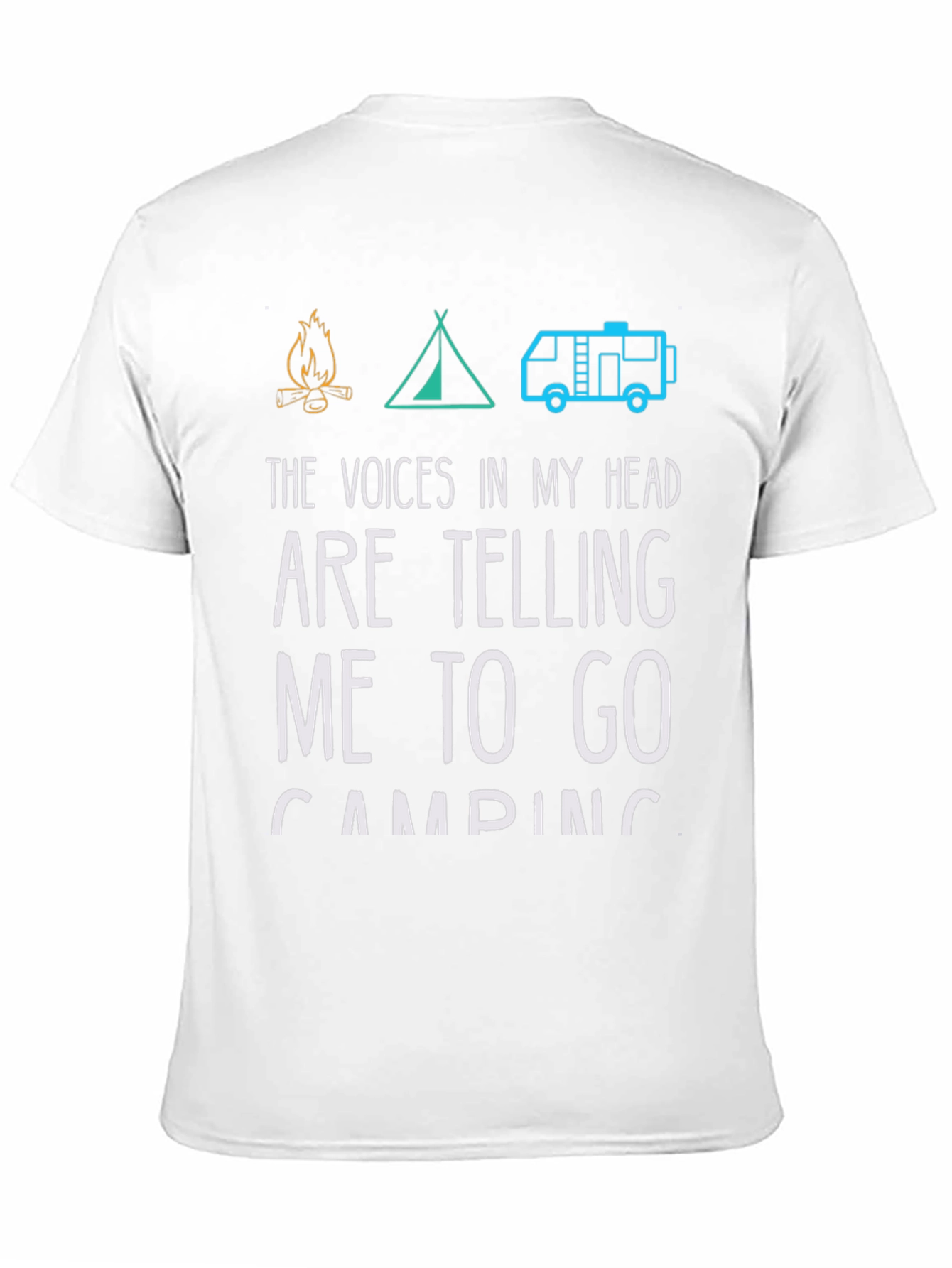 Black Voices in My Head Camping Tee view 11