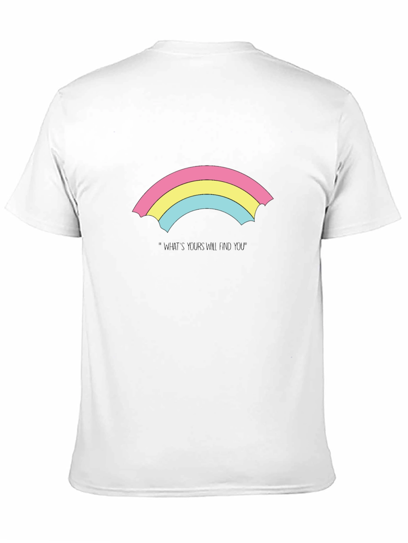 Black Rainbow Pride T-Shirt - "What's Yours Will Find You" view 11