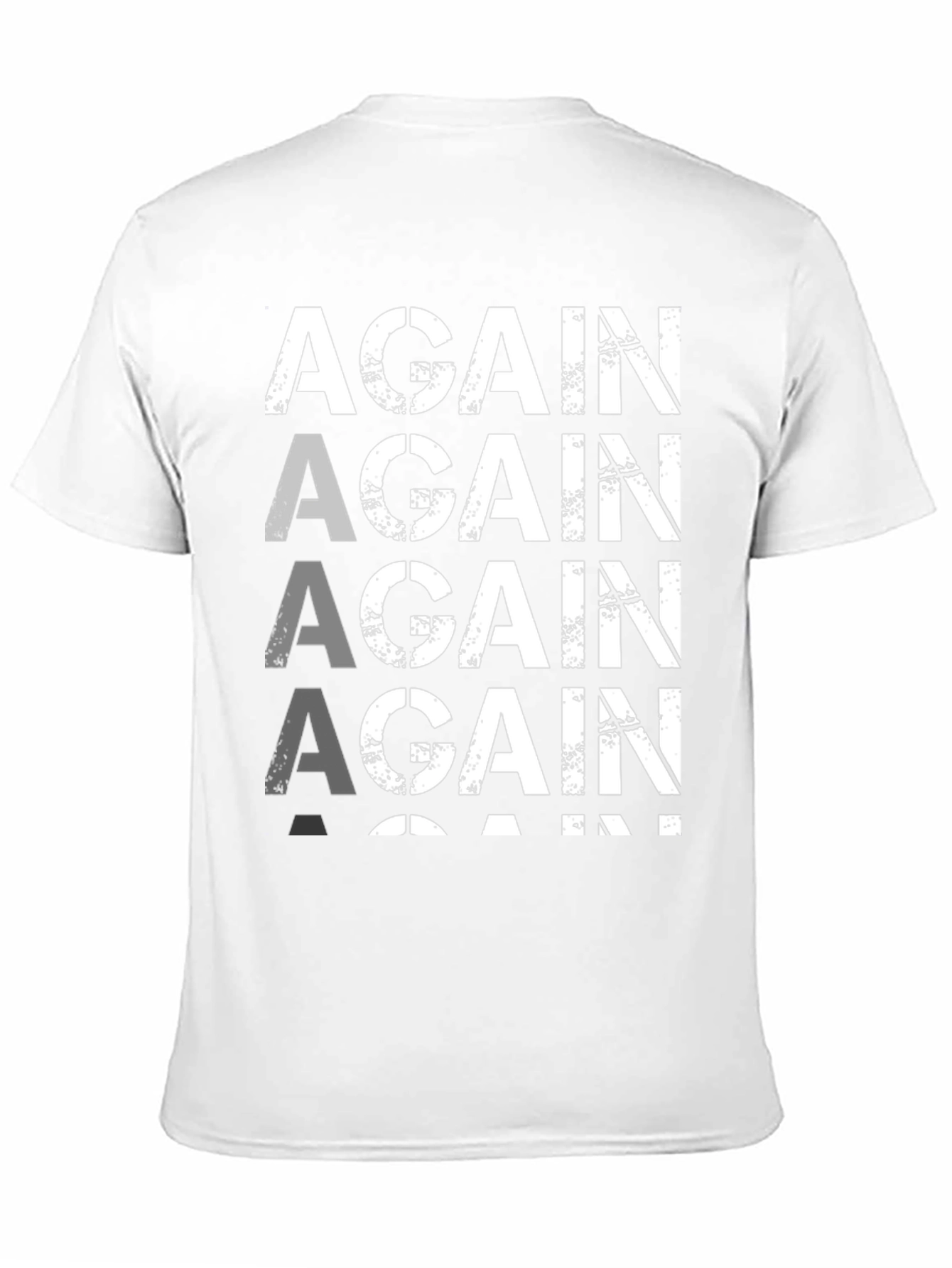 Black Again Graphic Tee - Black Cotton T-Shirt view 11