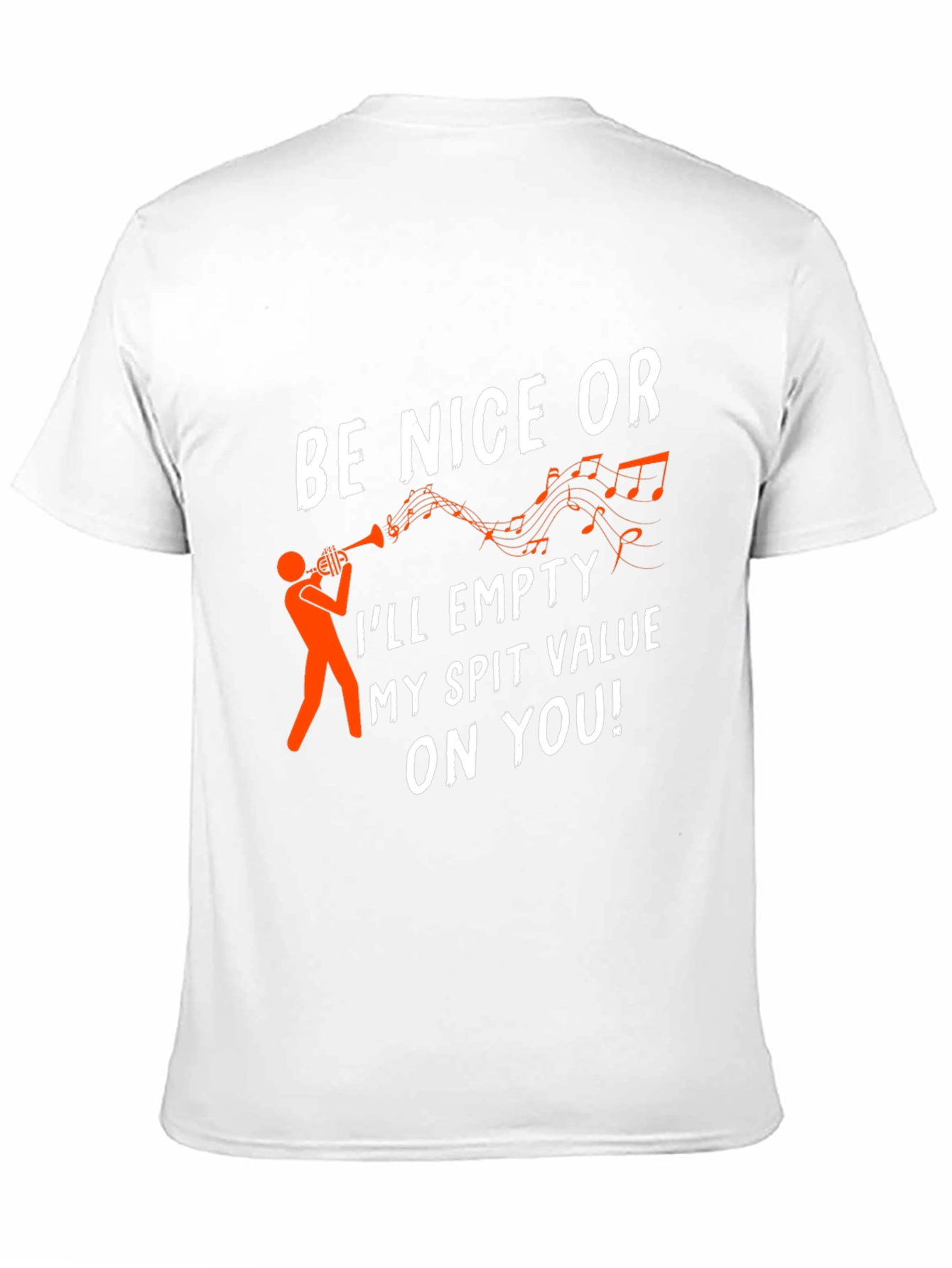 Black Be Nice Trumpet T-Shirt view 11