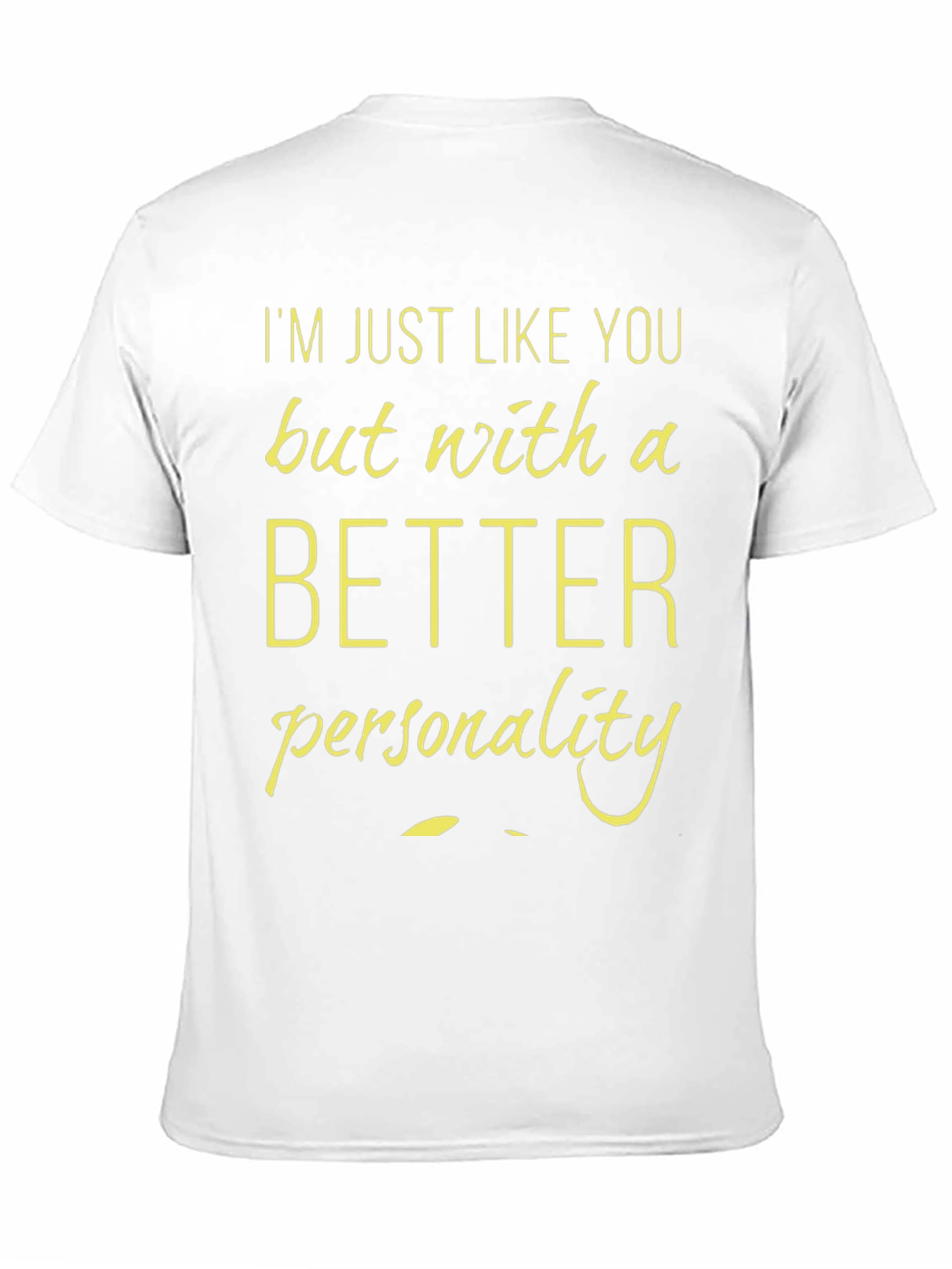 Black Funny Personality T-Shirt view 11