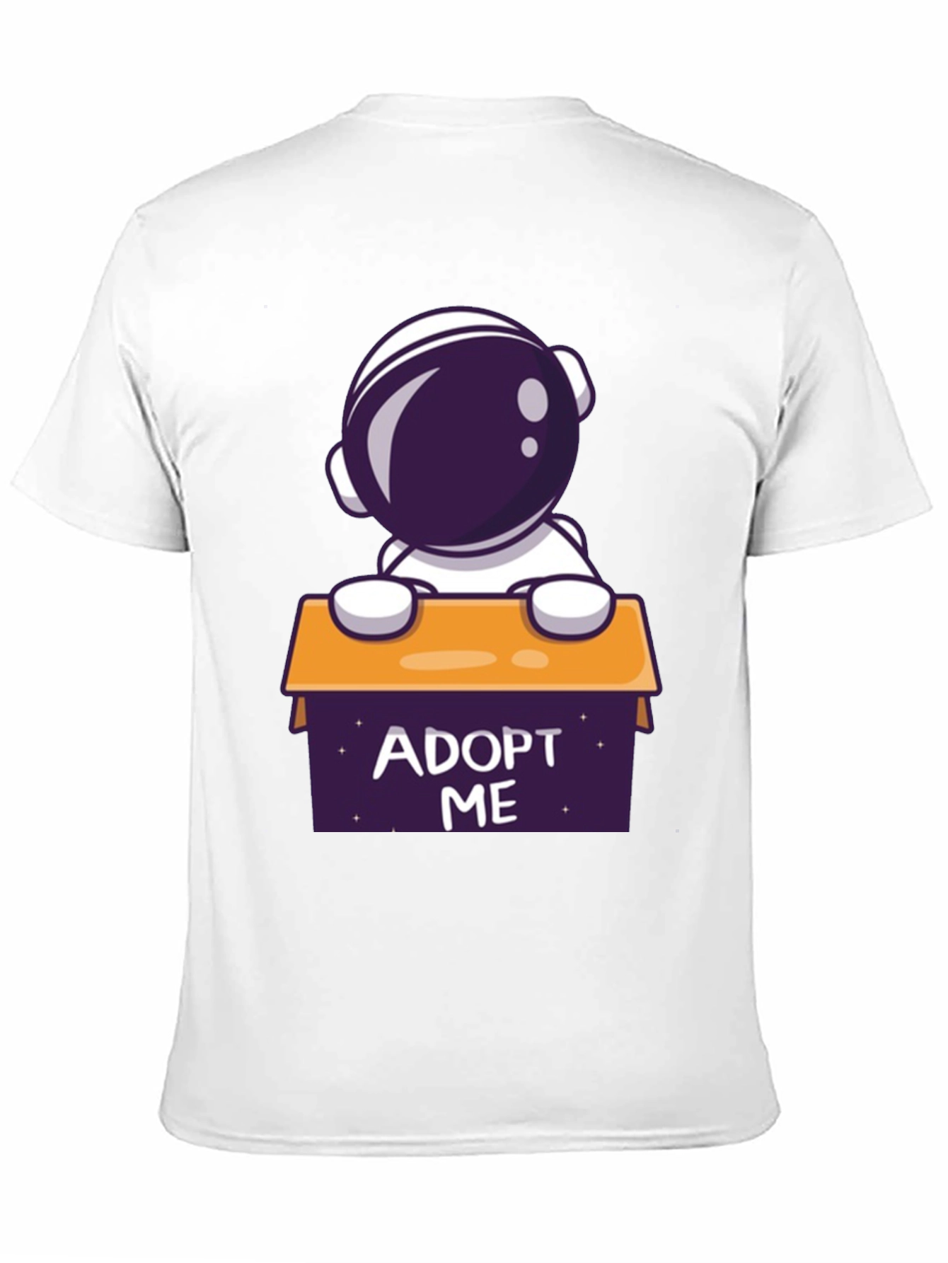 Black Adopt Me Astronaut Graphic T-Shirt - Space Lover Tee view 11