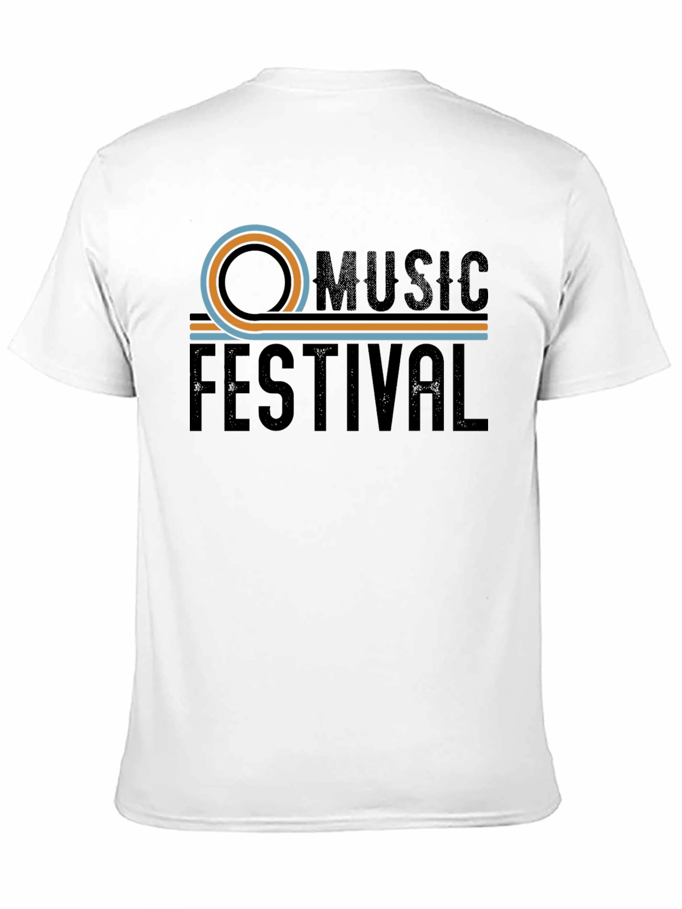 Black Music Festival Retro Graphic Black Tee view 11