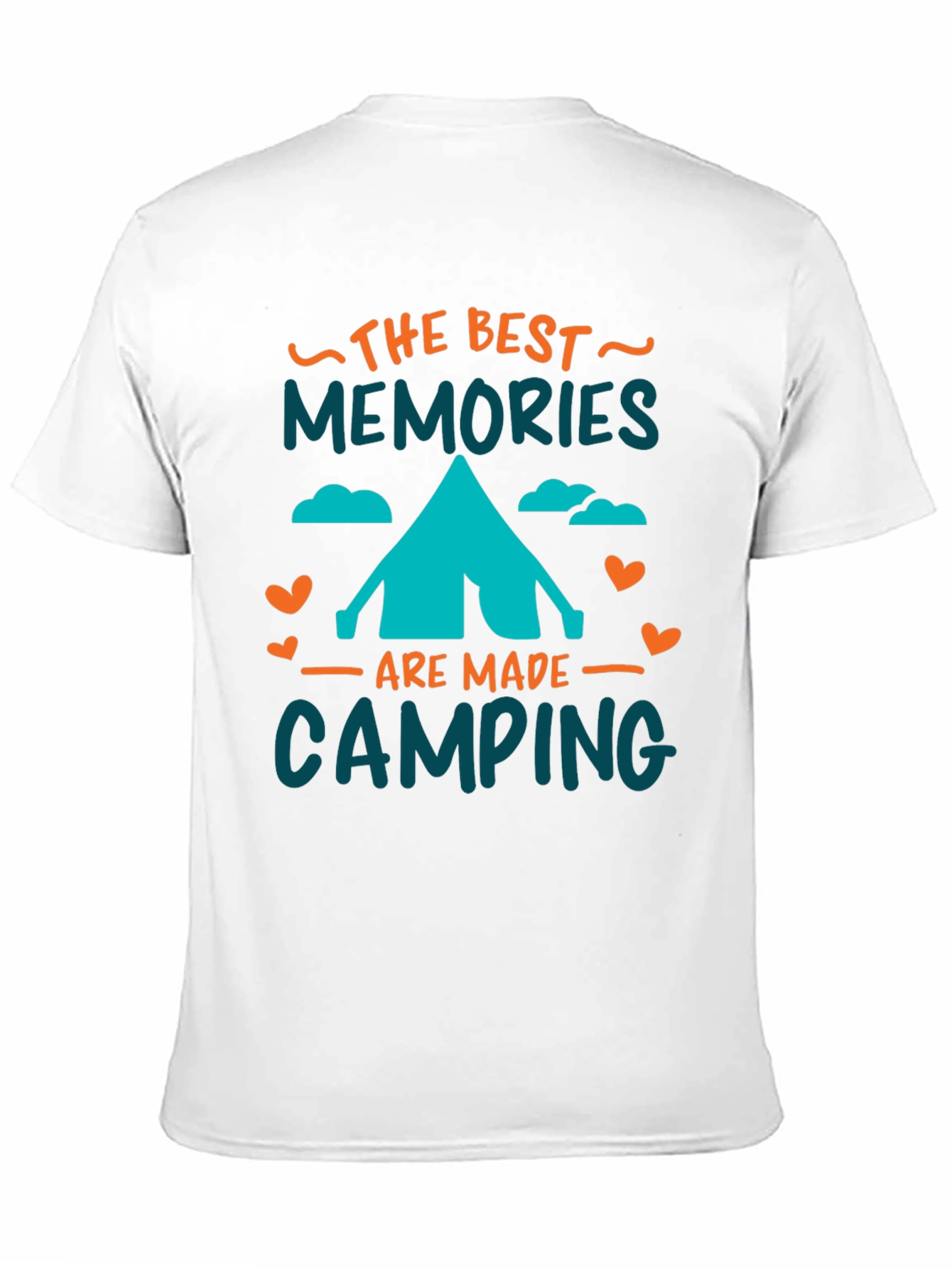 Black Camping Memories Tee: Adventure Awaits view 11