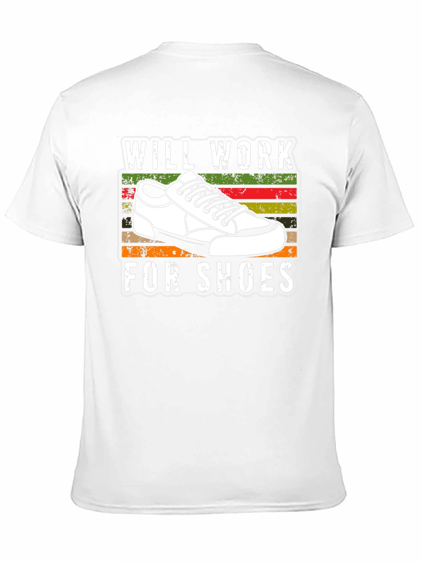 Black Will Work For Shoes T-Shirt view 11