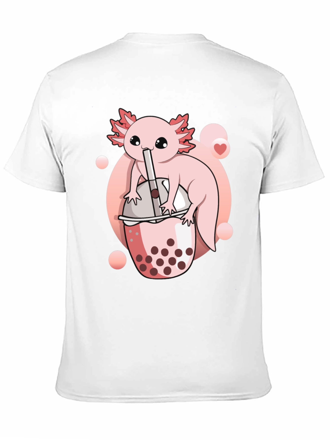 Black Axolotl Boba Tea Graphic Tee view 11
