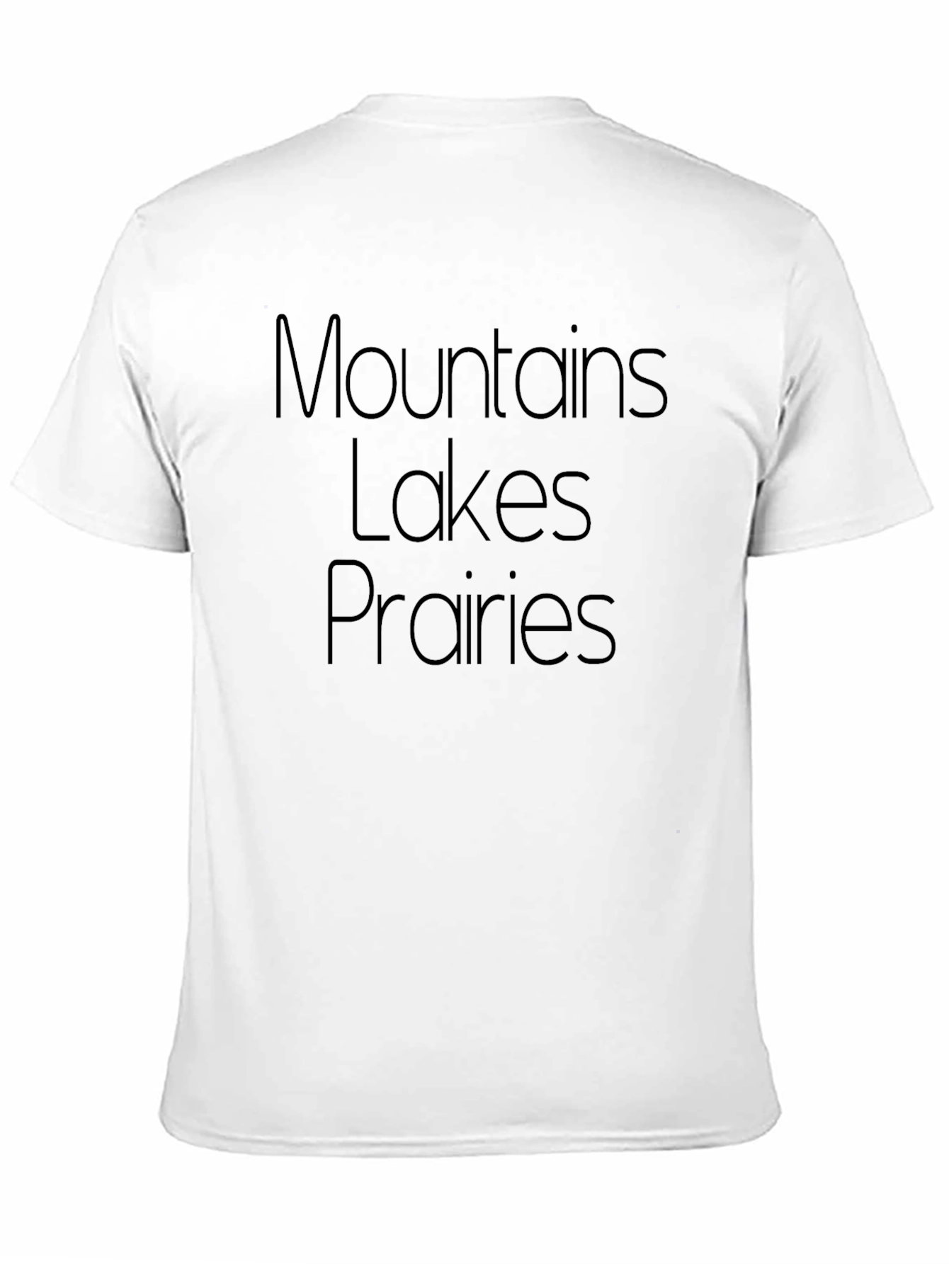 Black Mountains Lakes Prairies Graphic Tee view 11