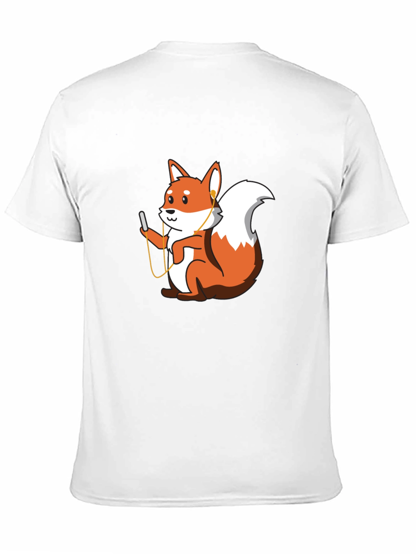 Black Fox Music Lover Graphic T-Shirt view 11