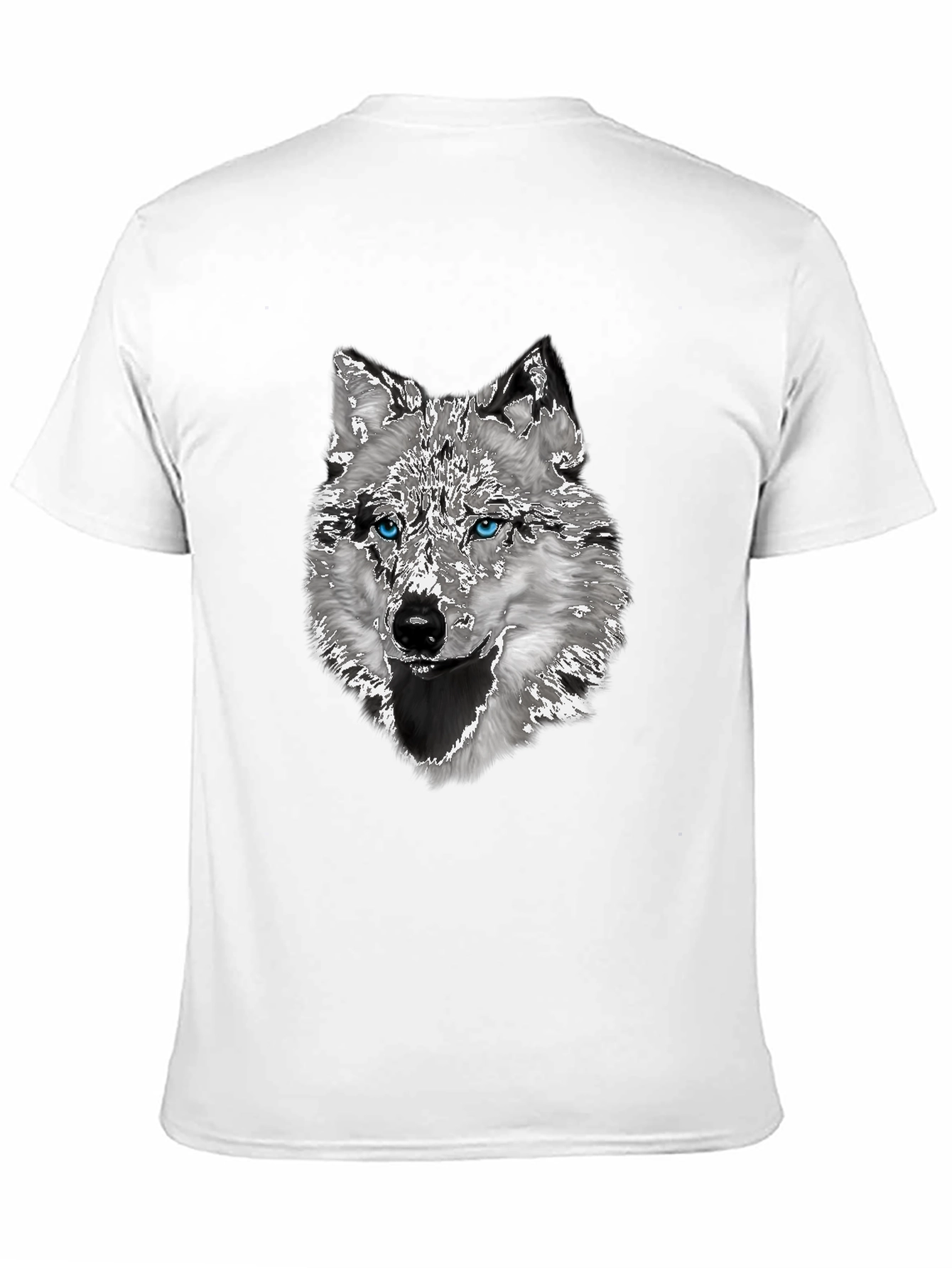Black Wolf Graphic T-Shirt - Stylish Animal Print Tee view 11