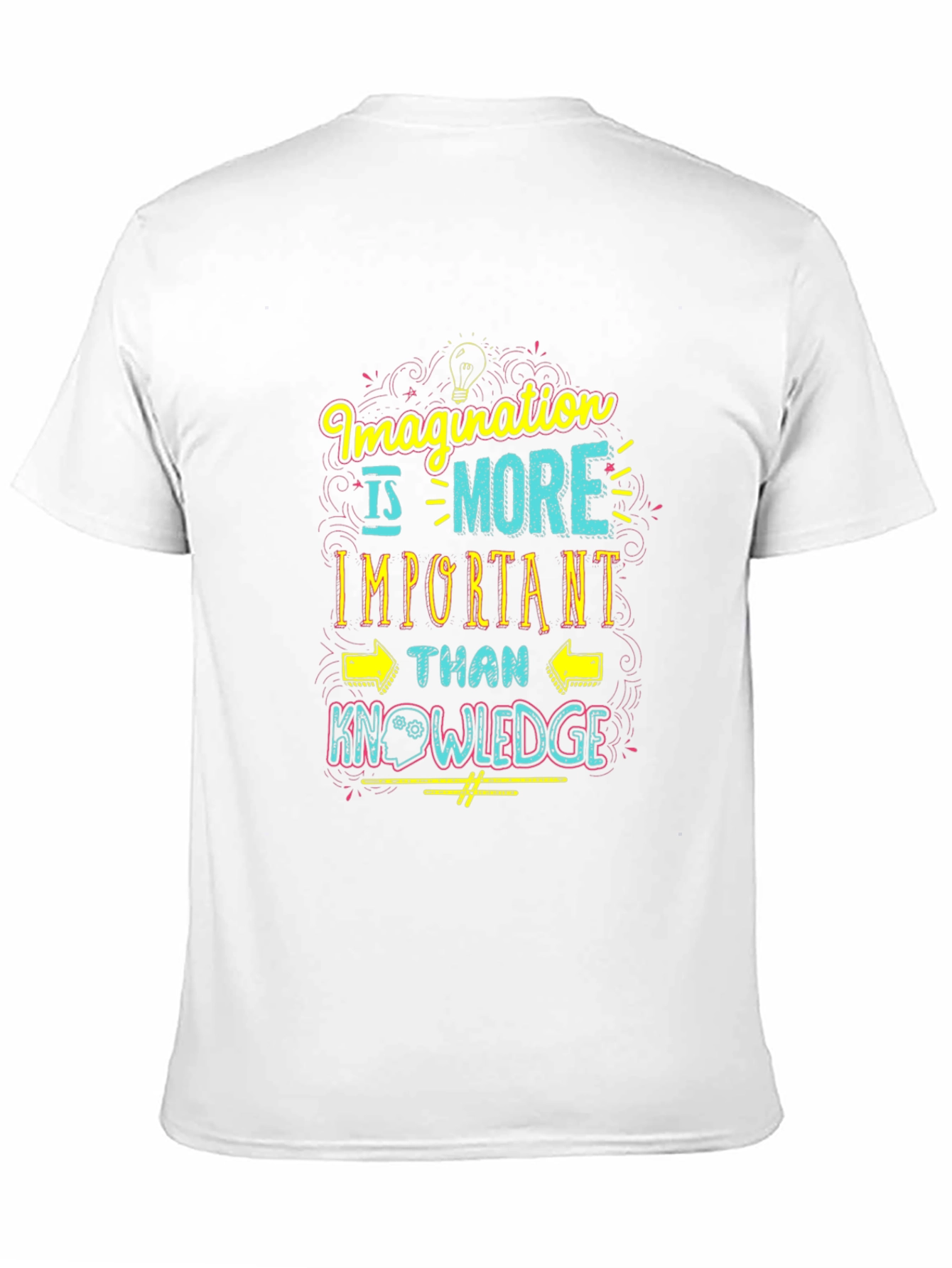 Black Imagination is More Important Than Knowledge Tee view 11