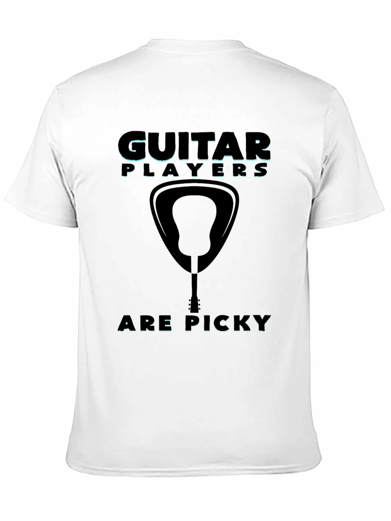 Black Guitar Players Are Picky T-Shirt - Musician Gift view 11