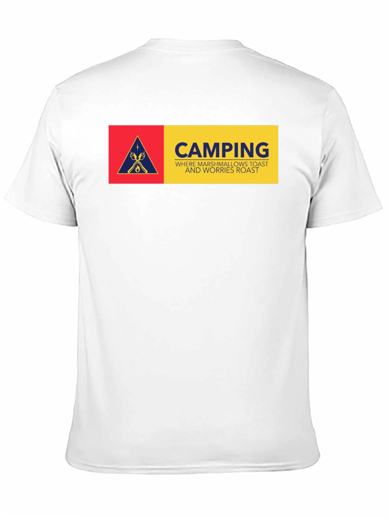 Black Camping Marshmallow Toast T-Shirt view 11