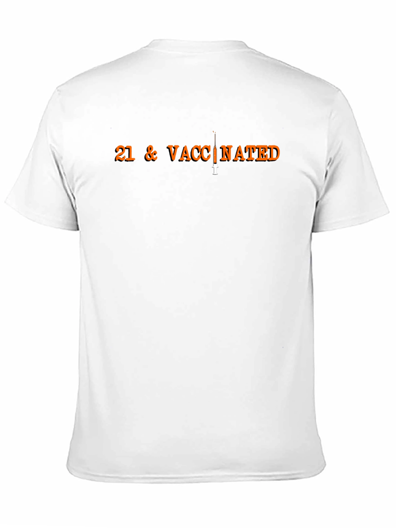 Black 21 & Vaccinated Graphic T-Shirt view 11