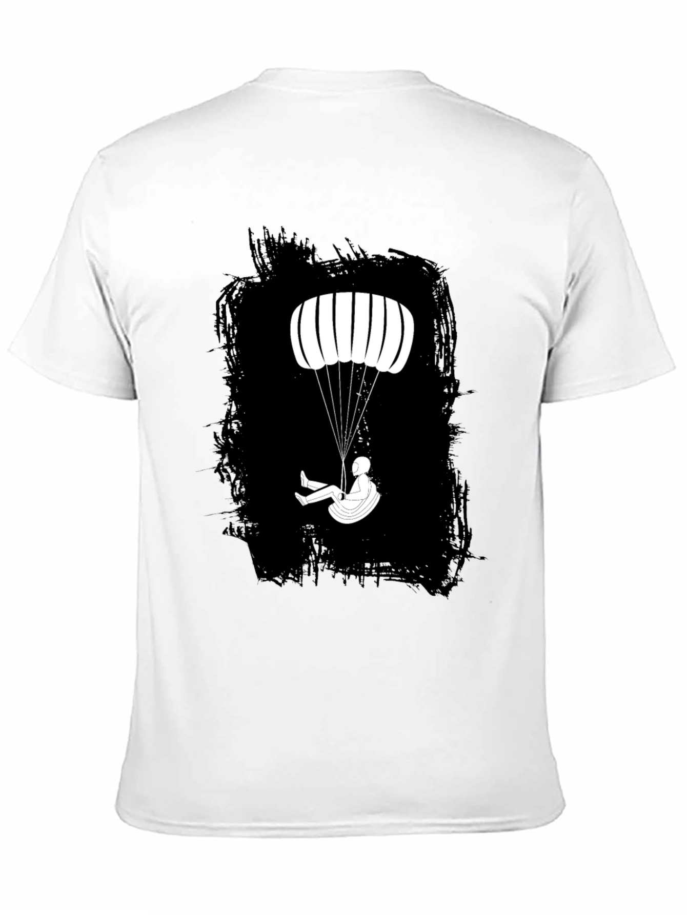 Black Paragliding T-Shirt - Skydiving Adventure Tee view 11
