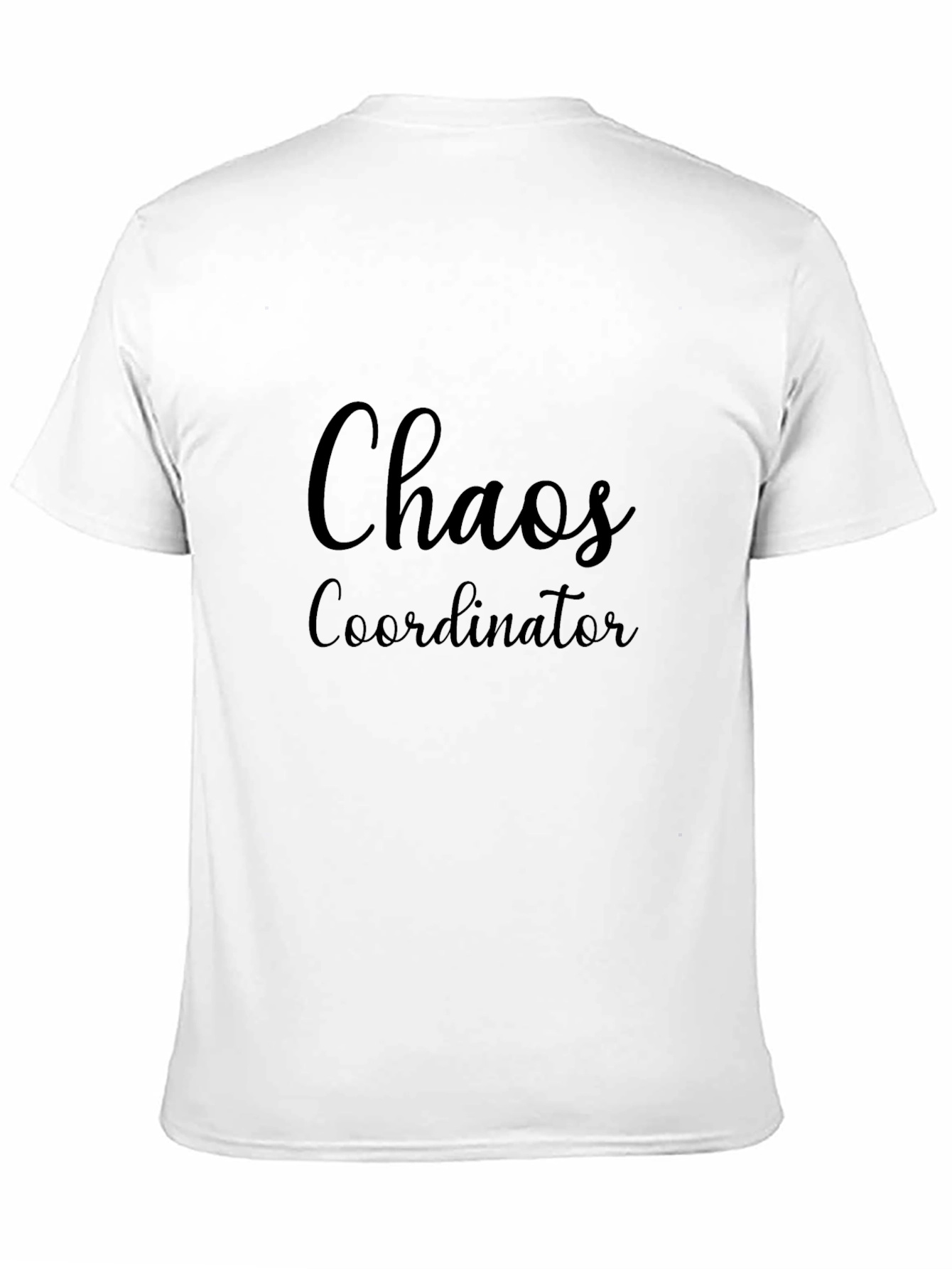 Black Chaos Coordinator Black T-Shirt view 11