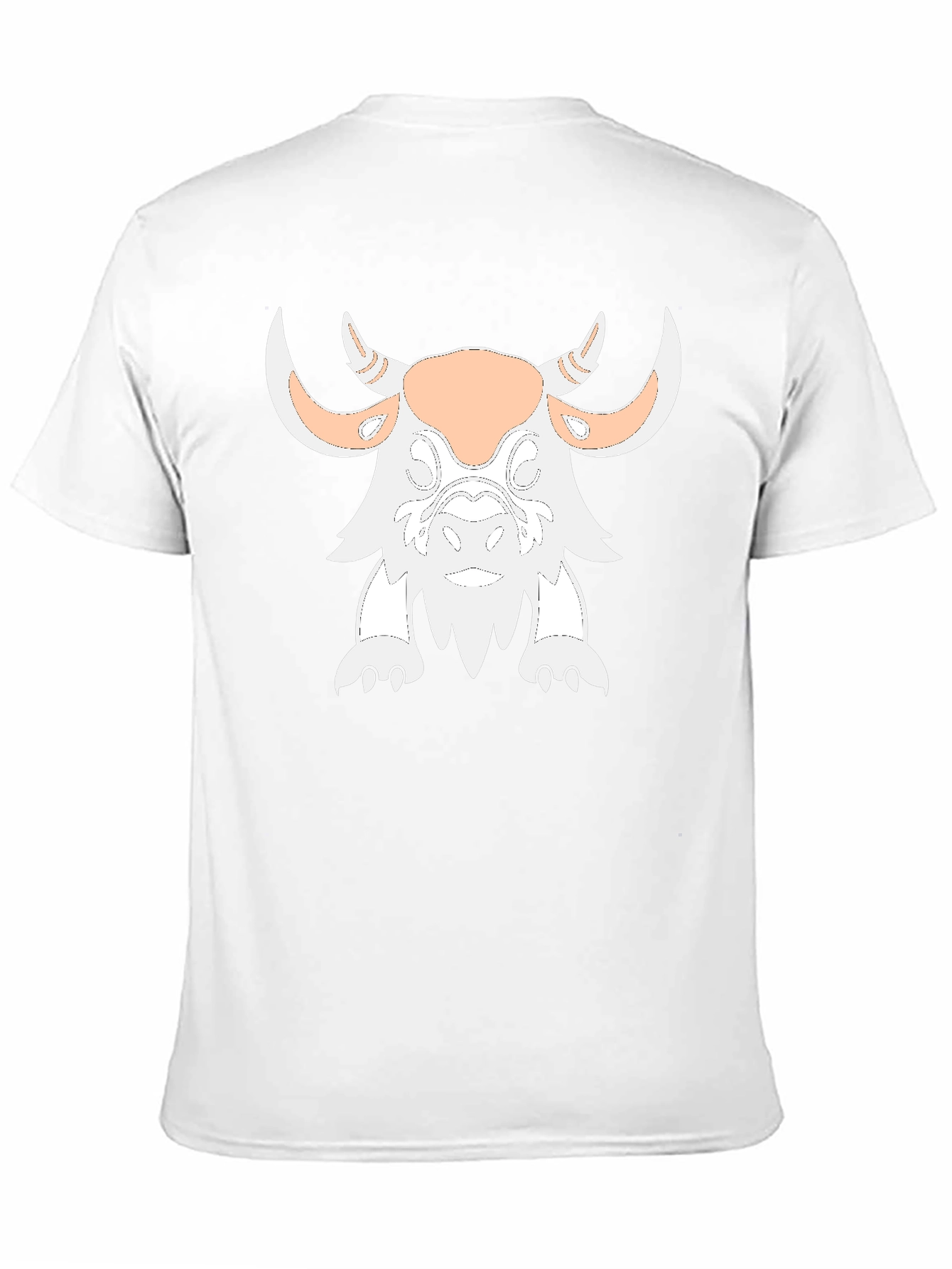 Black Cool Black T-Shirt with Bull Graphic view 11