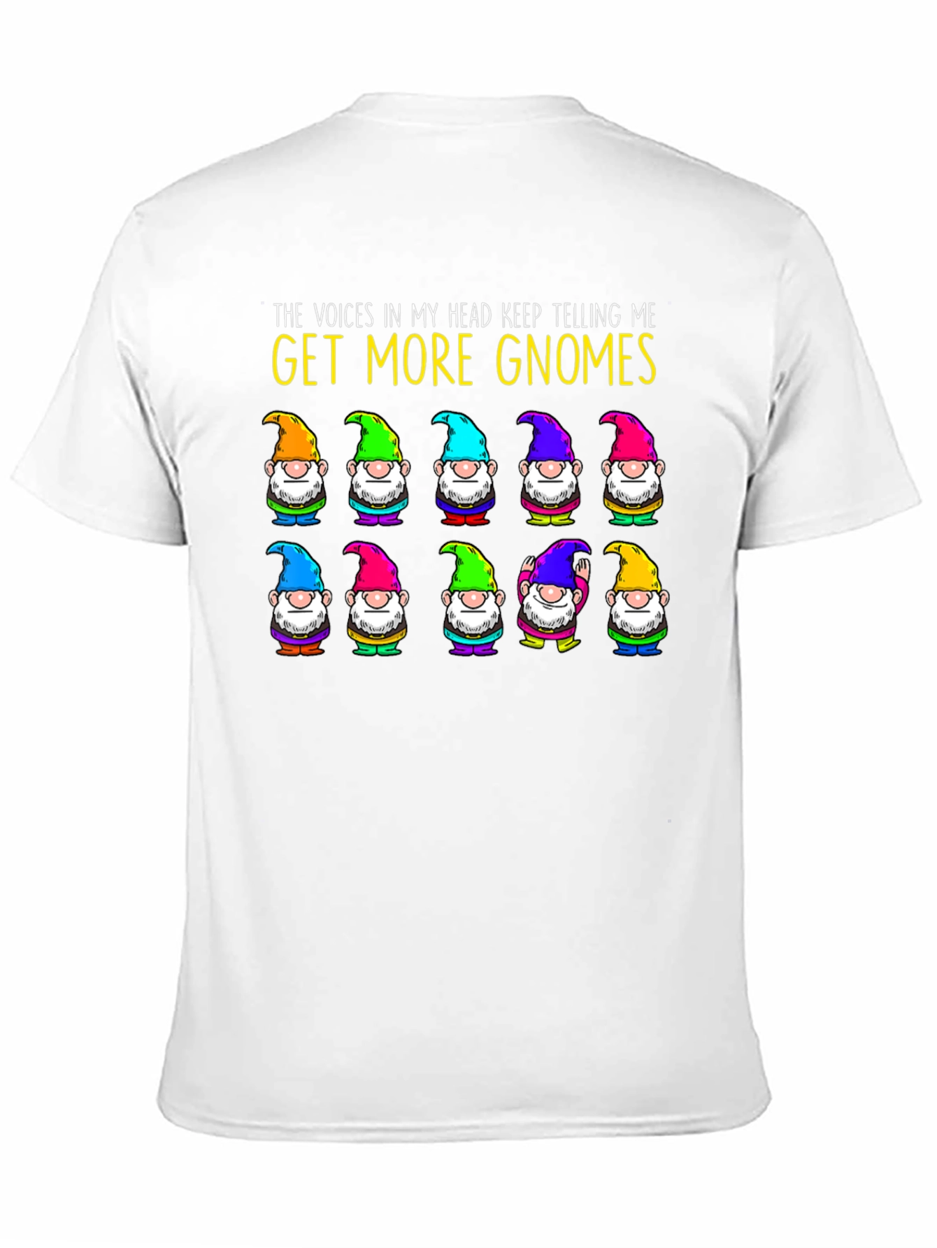 Black Get More Gnomes T-Shirt Funny Garden Lover Tee view 11