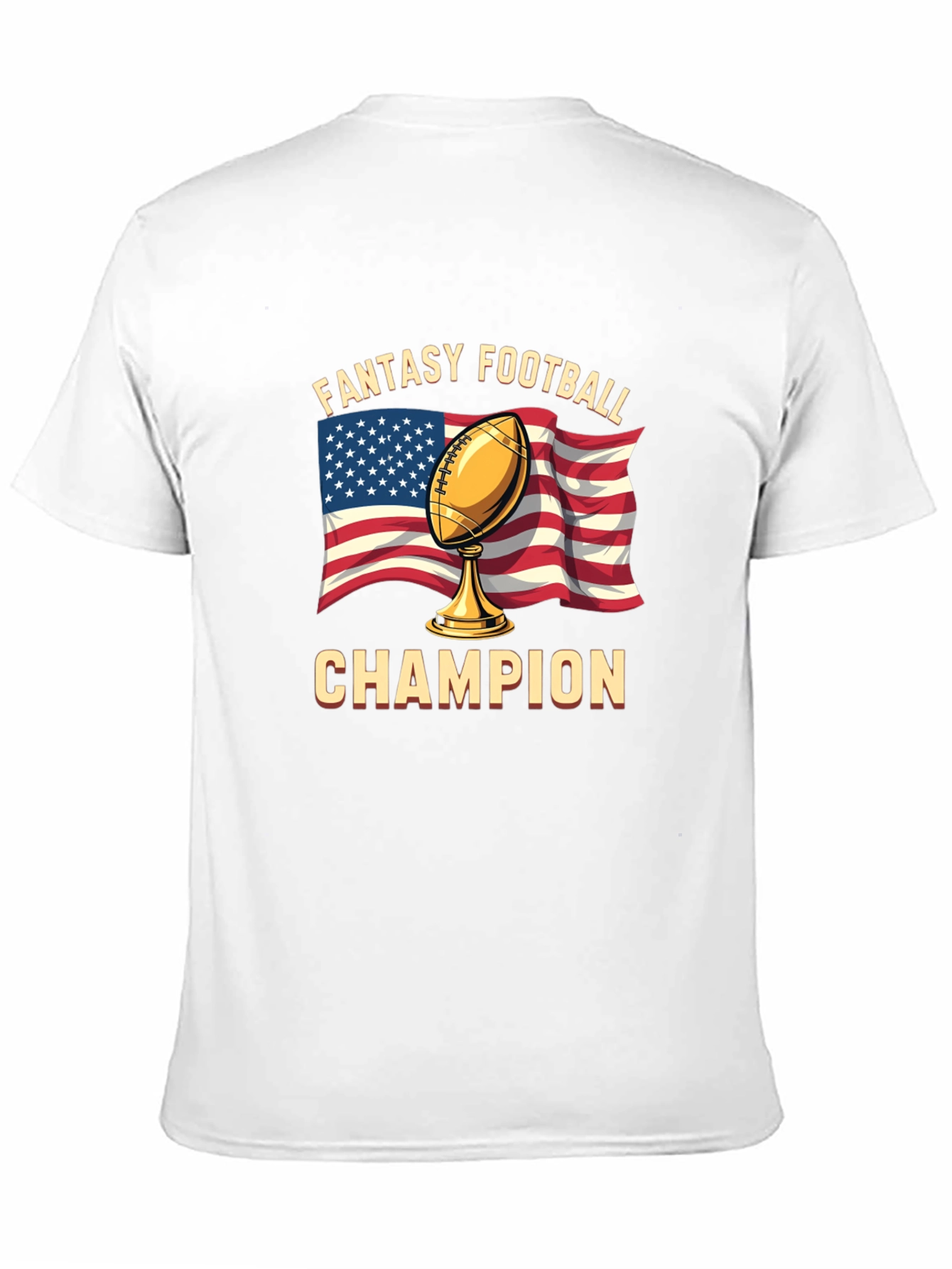 Black Fantasy Football Champion T-Shirt view 11