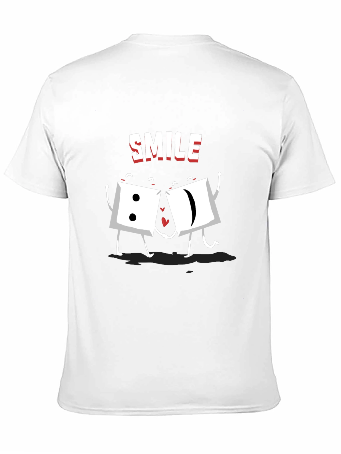 Smile Dice Graphic Tee - Black Cotton T-Shirt - 11