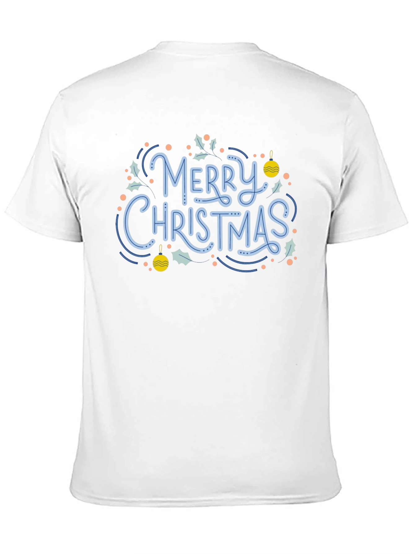 Black Festive Merry Christmas Graphic Tee view 11