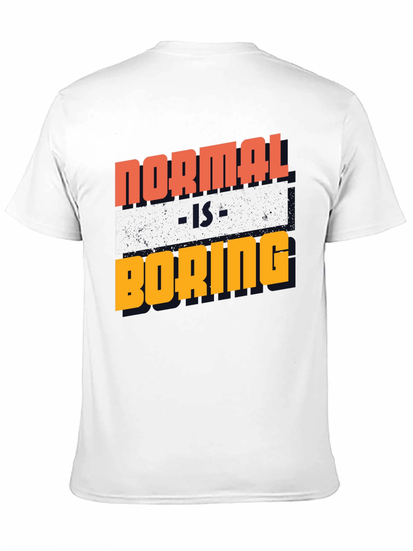 Black Normal Is Boring Graphic Tee view 11