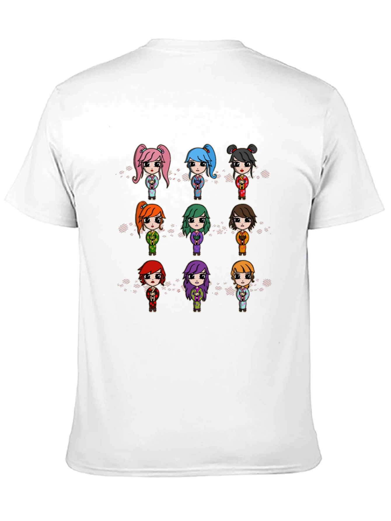 Black Anime Girl T-Shirt: Unique Design, Comfortable Fit view 11
