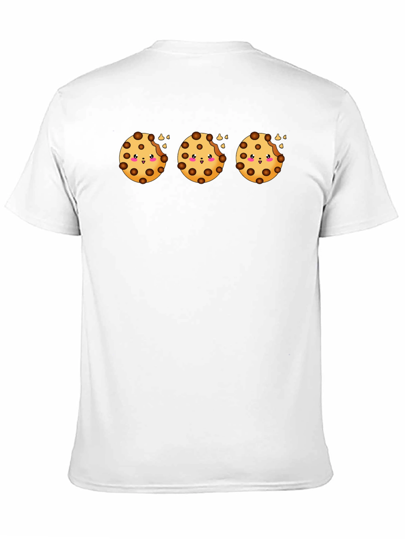 Black Cute Cookie Bites T-Shirt view 11