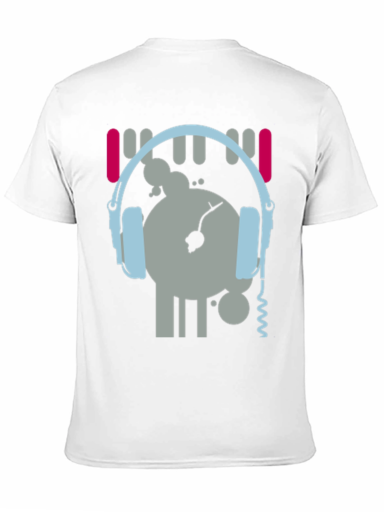 Black DJ Graphic Tee - Music Lover's Black T-Shirt view 11