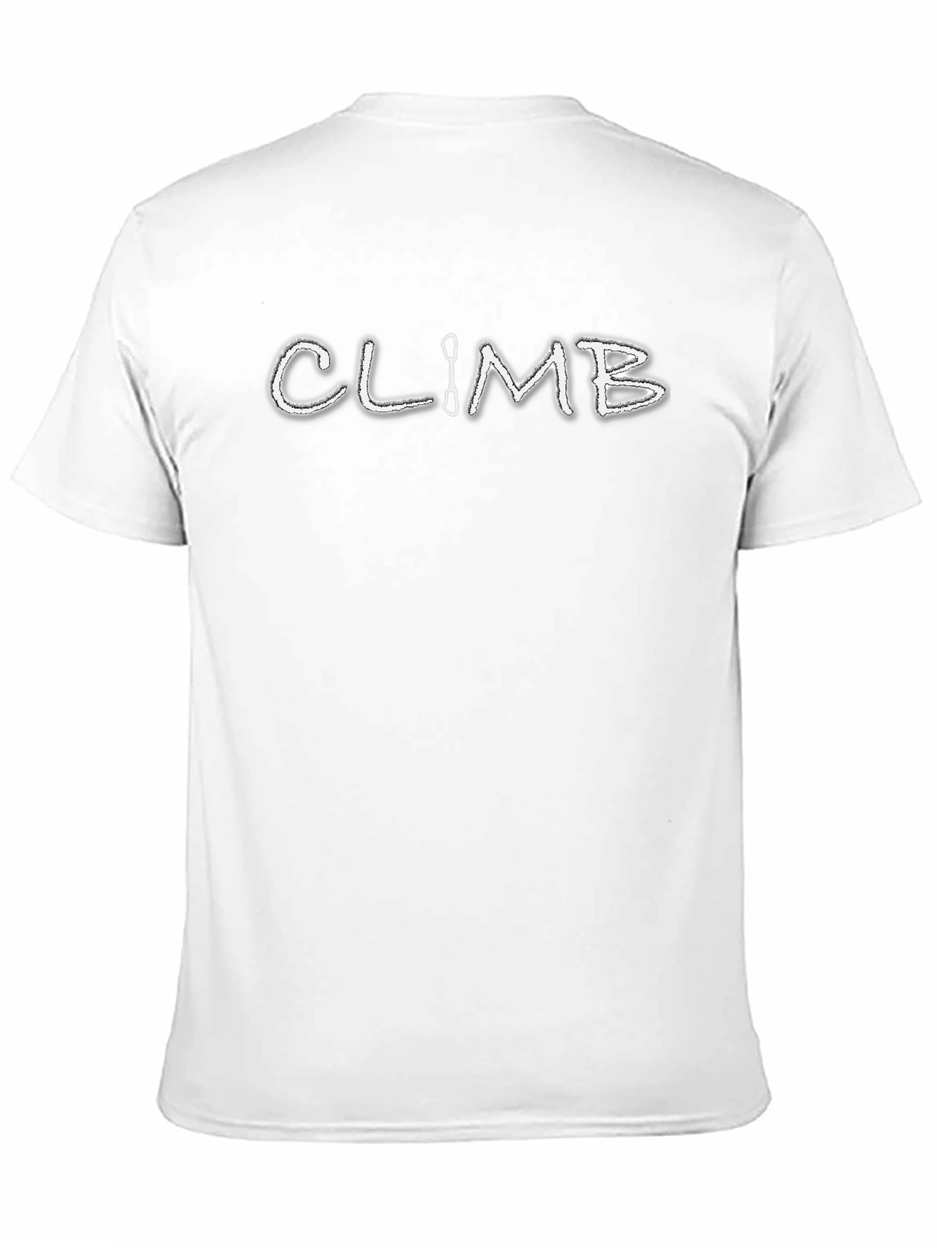 Black Climb T-Shirt - Rock Climbing Carabiner Graphic Tee view 11
