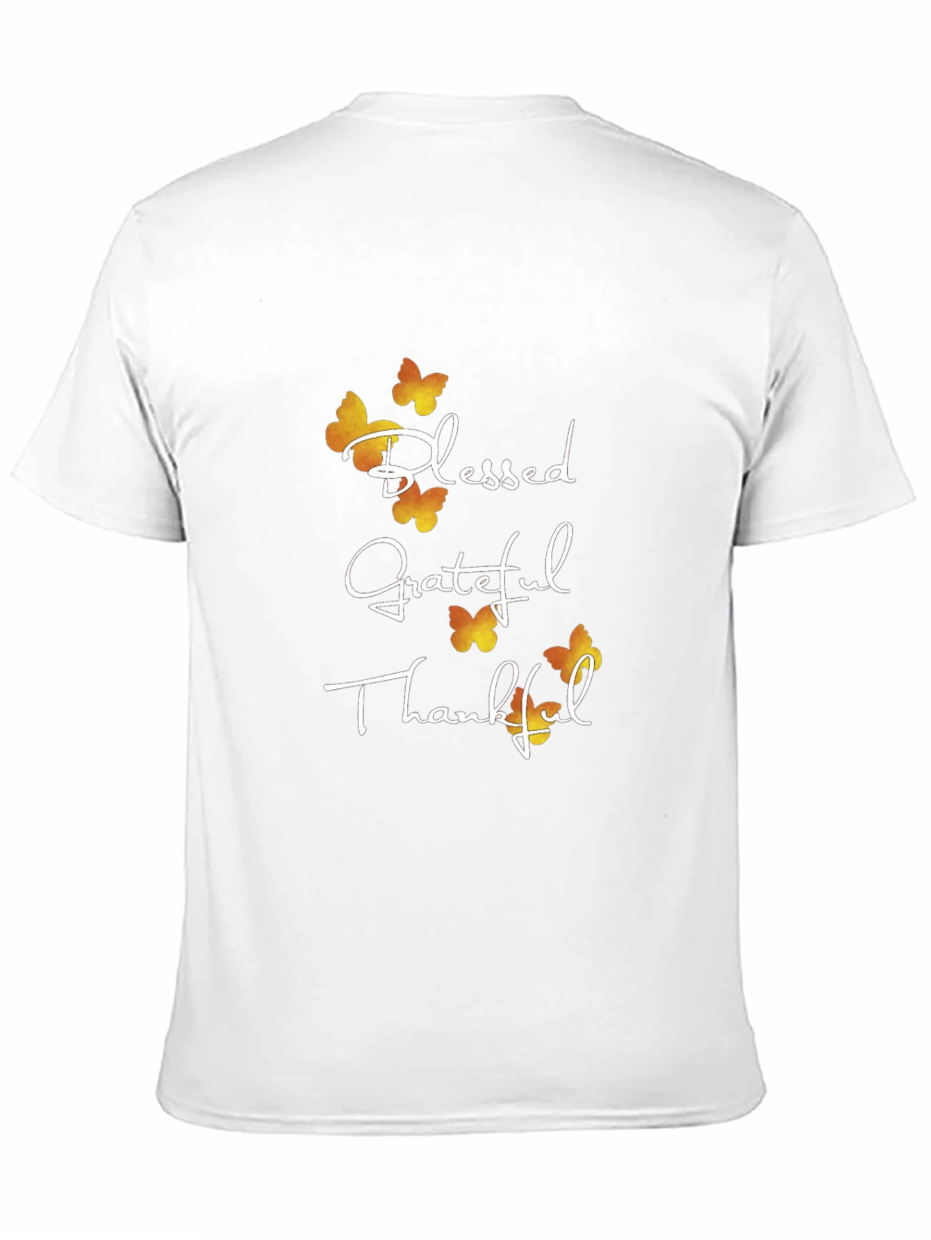 Black Blessed Grateful Thankful T-Shirt view 11