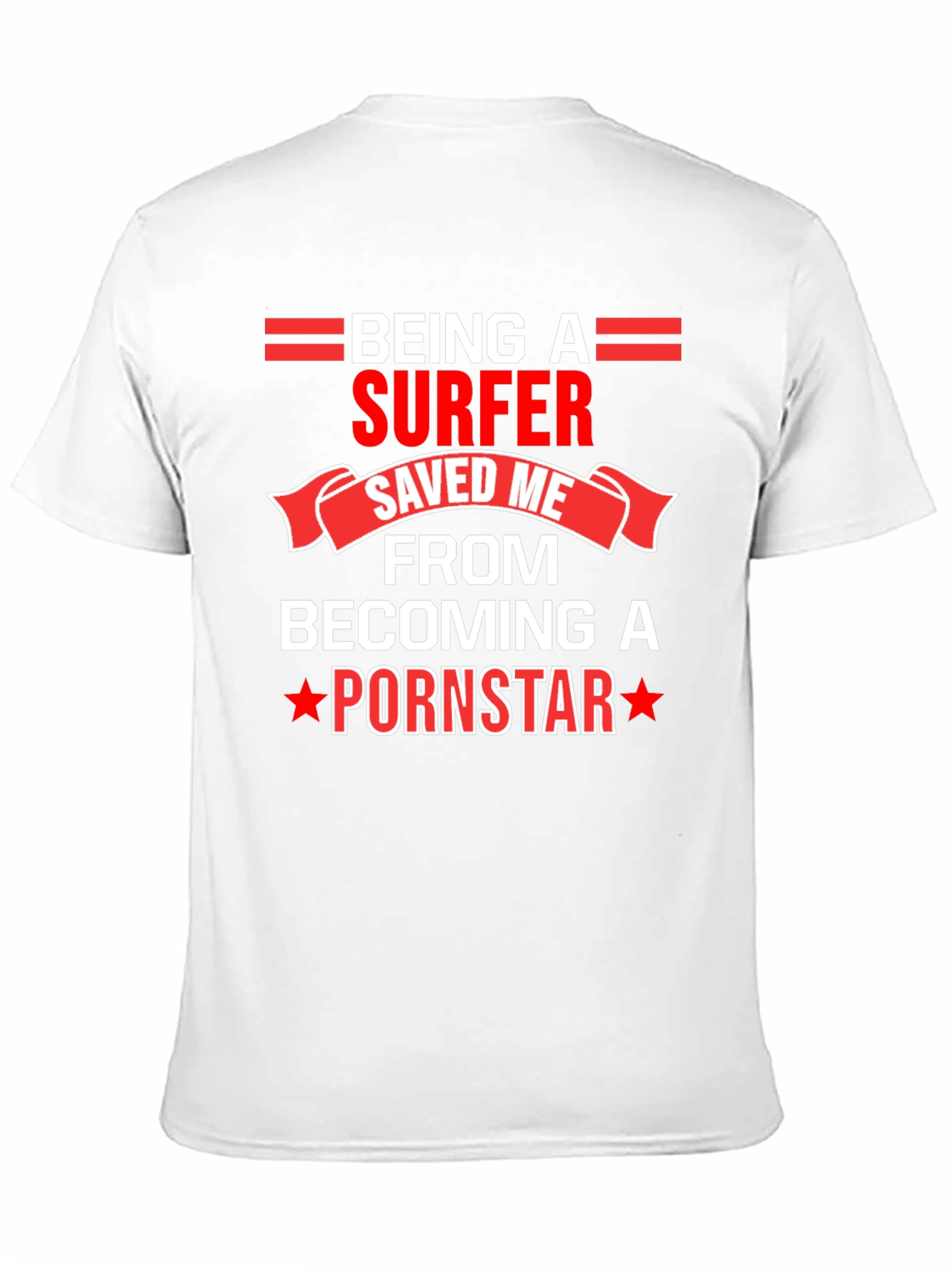 Black Being A Surfer T-Shirt Funny Novelty Tee view 11