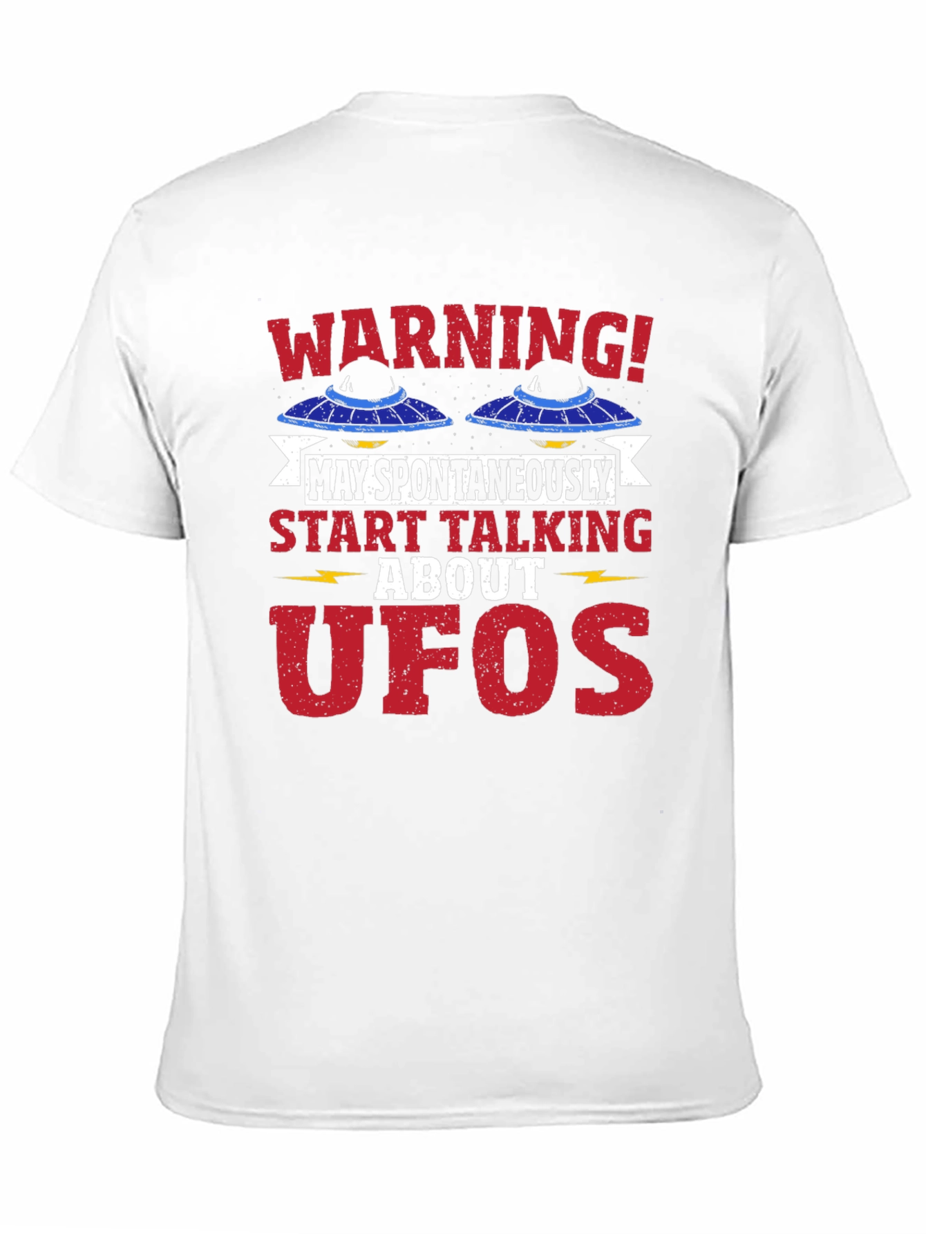 Black UFO Conversation Starter Graphic Tee view 11