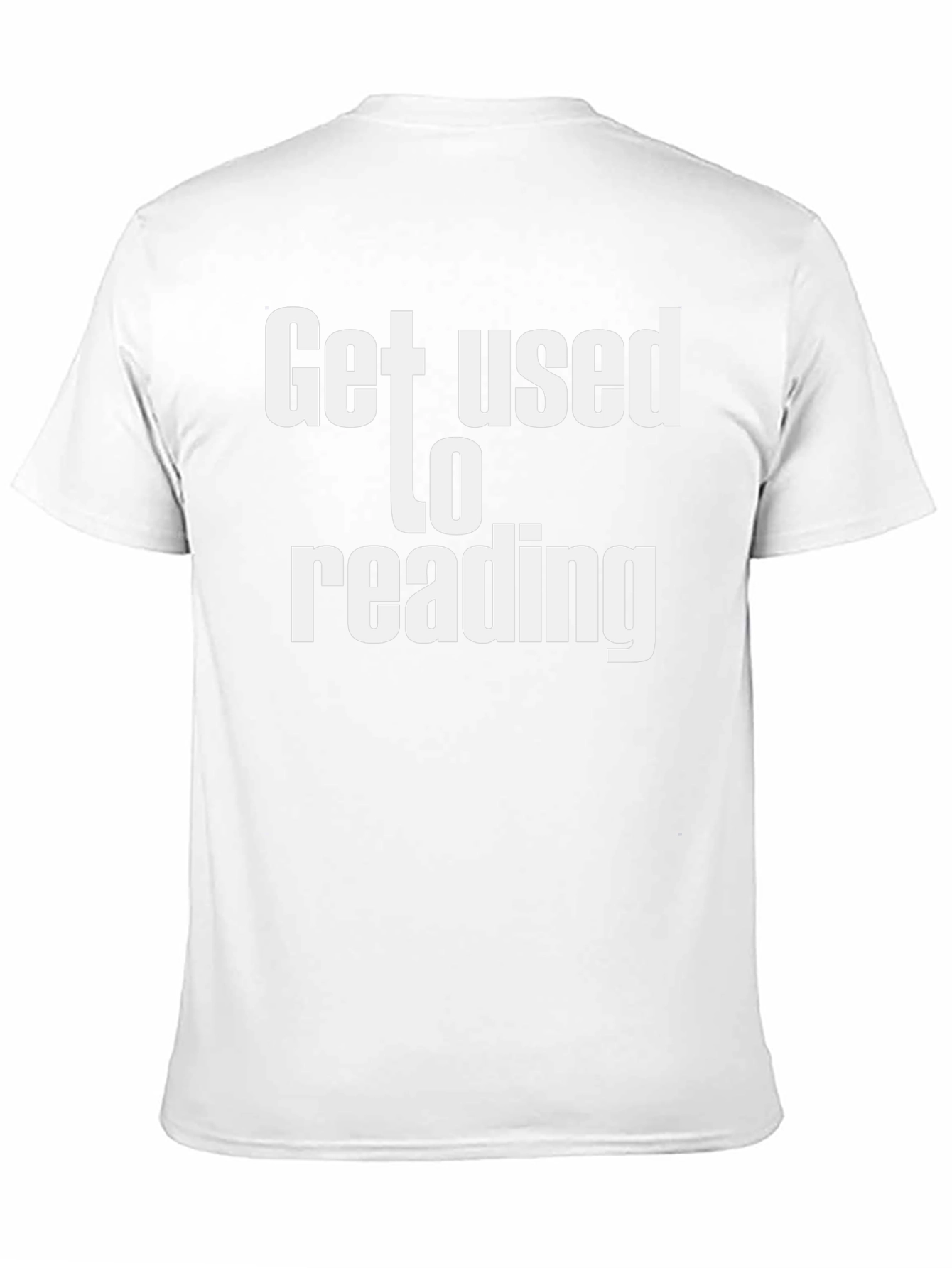 Black Get Used To Reading Graphic Tee - Unisex view 11