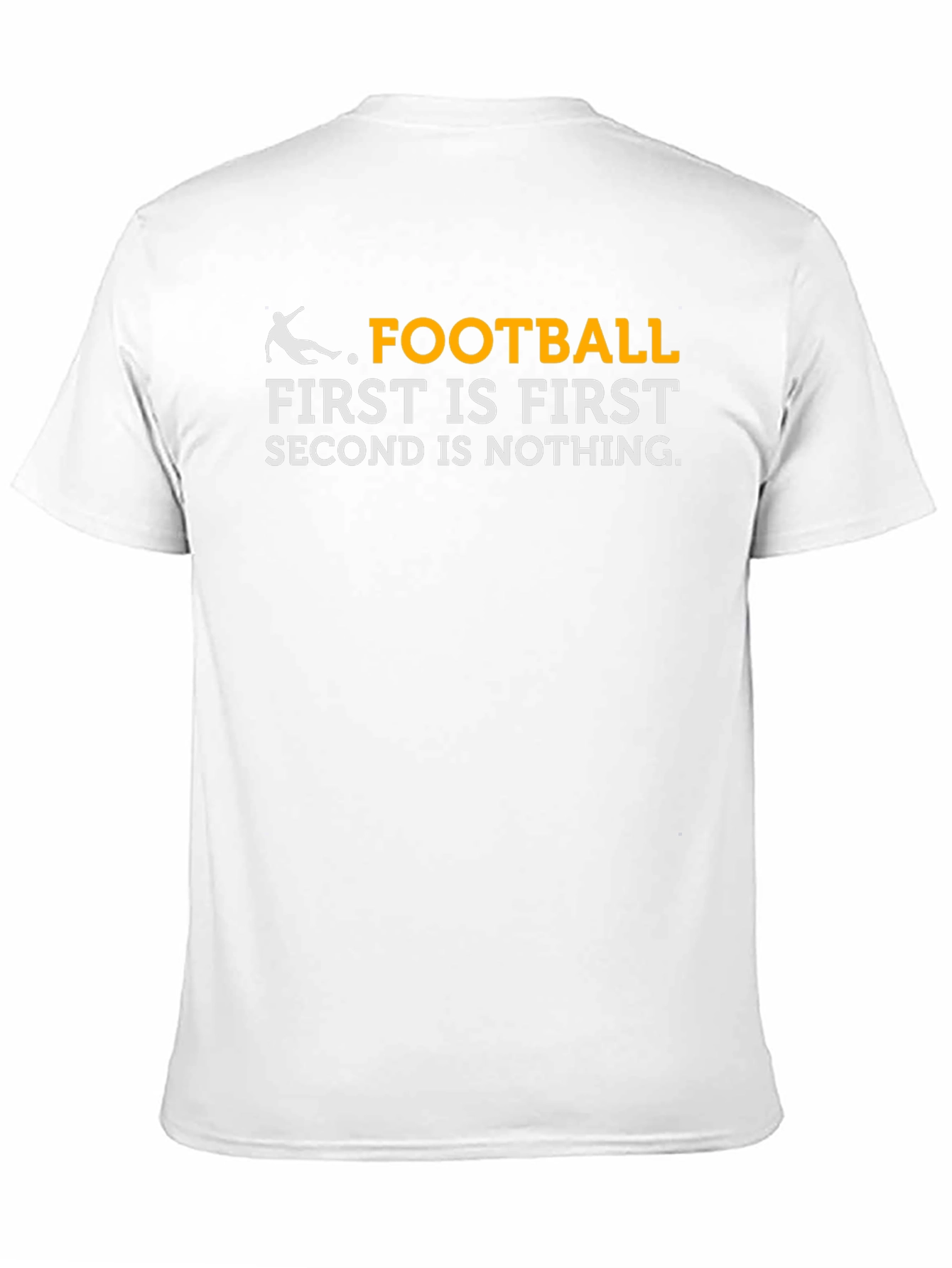 Black Football First T-Shirt view 11