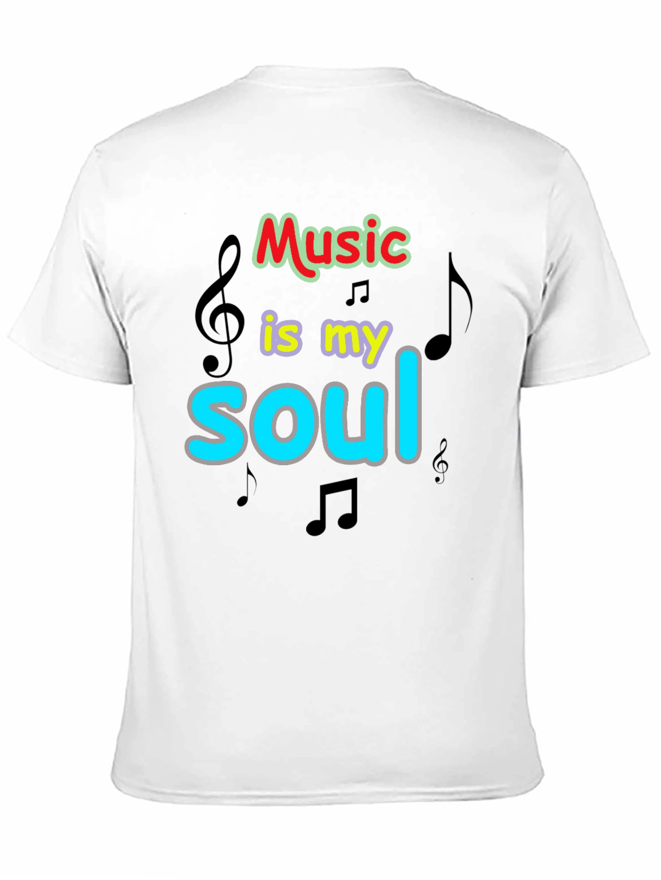 Black Music is My Soul Graphic T-Shirt view 11