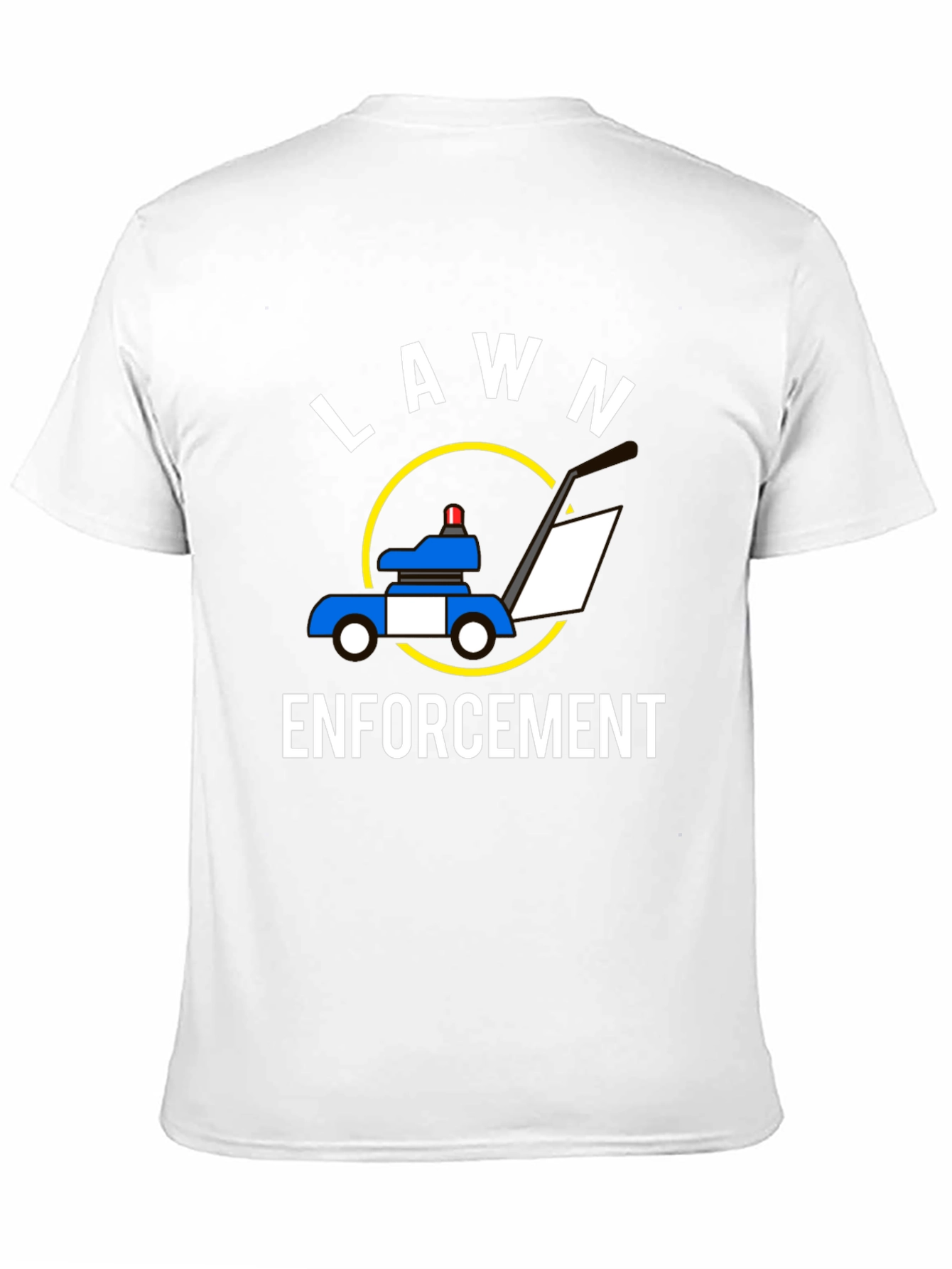 Black Lawn Enforcement T-Shirt - Funny Yard Work Tee view 11